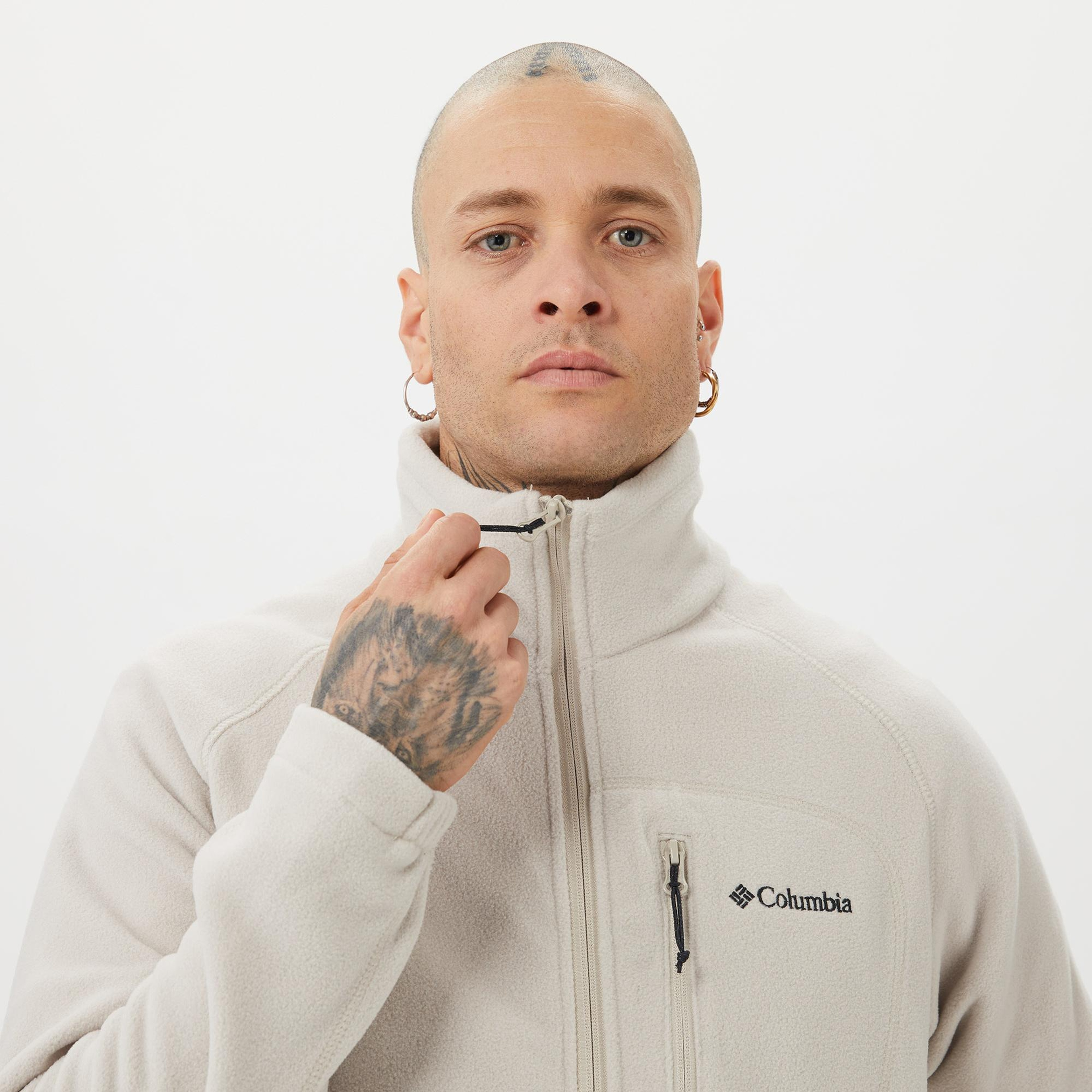 Columbia Fast Trek II Erkek Krem Polar Ceket