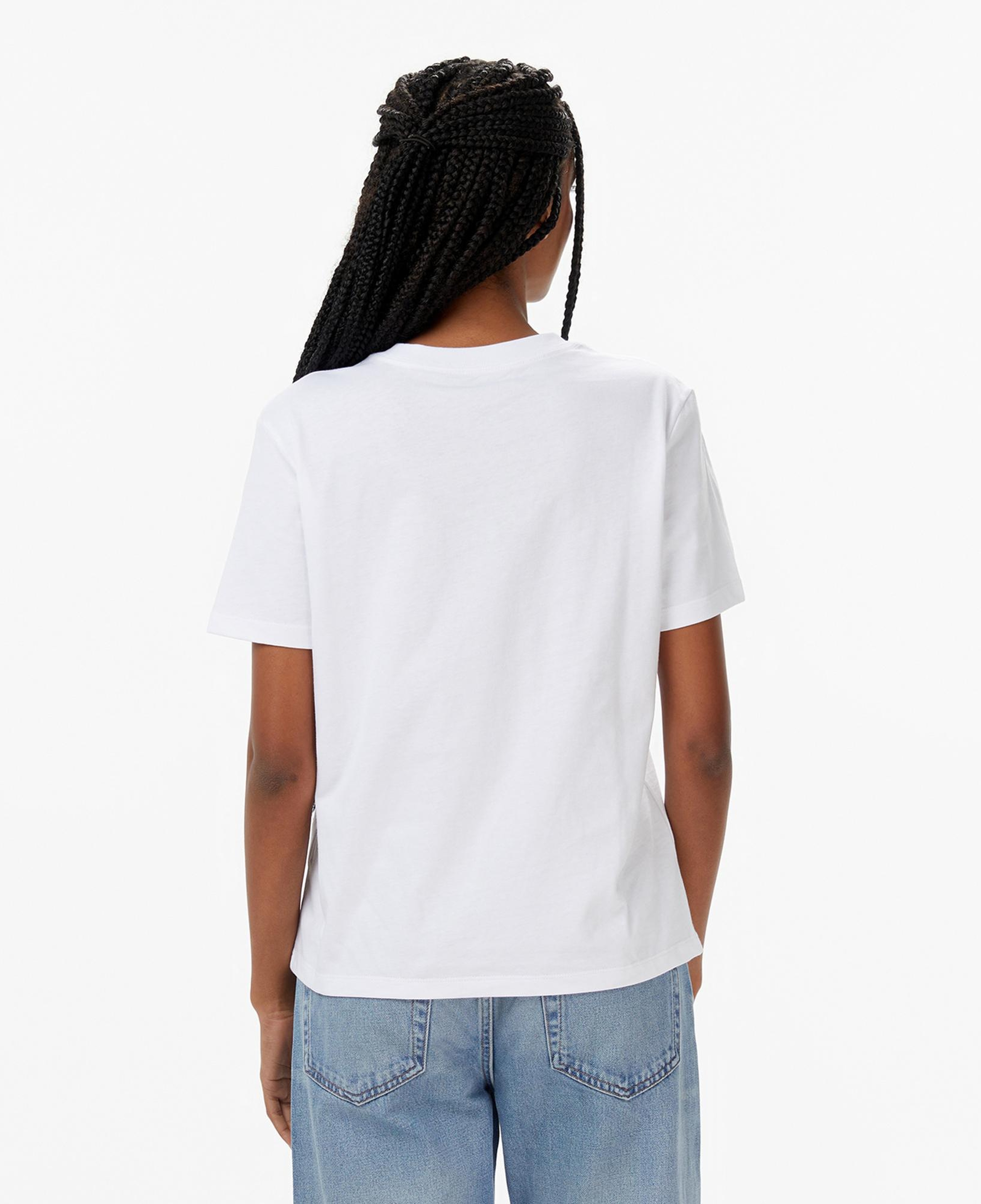 Calvin Klein Classic Logo Kadın Beyaz T-Shirt