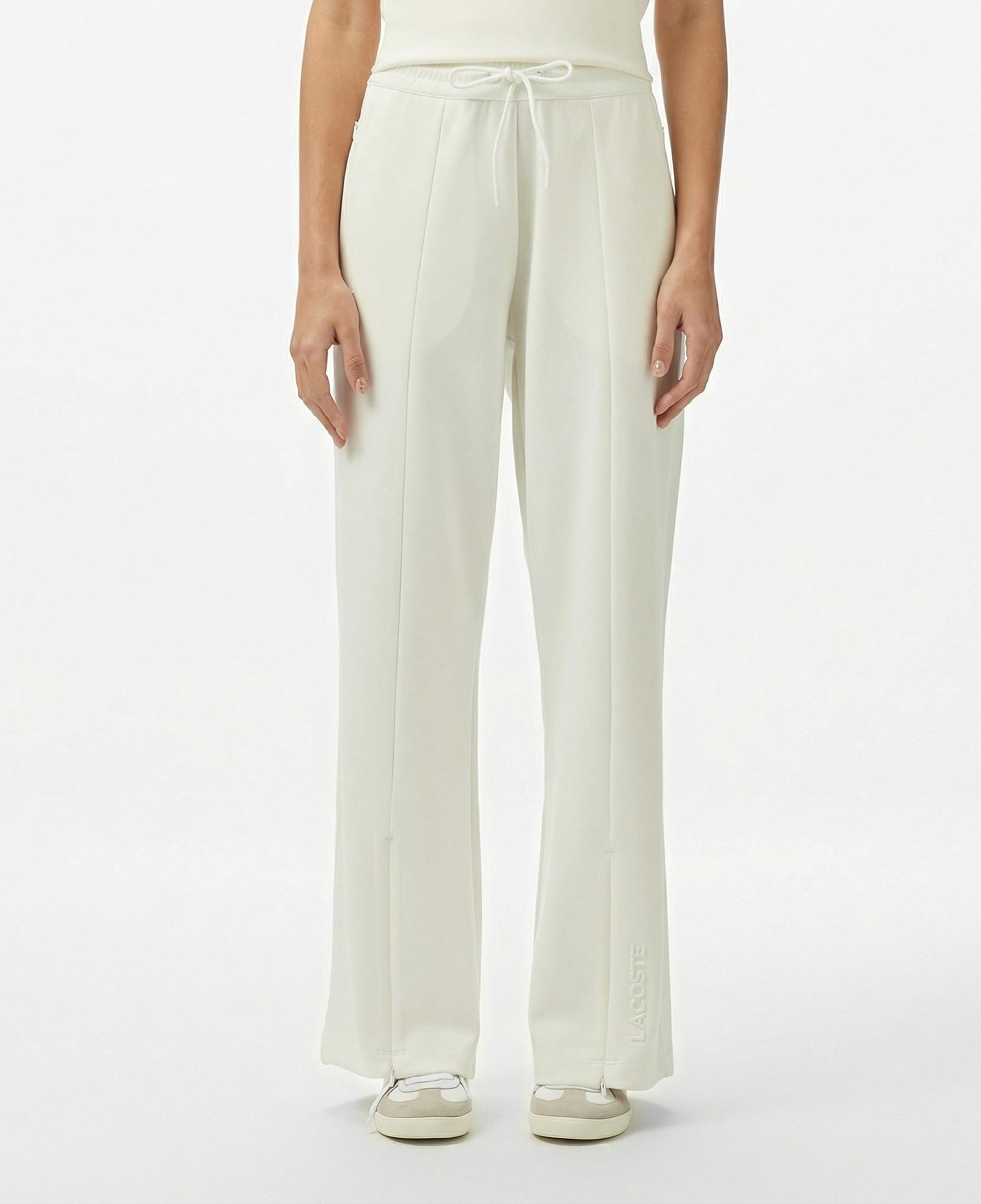 Lacoste Kadın Loose Fit Beyaz Eşofman Altı