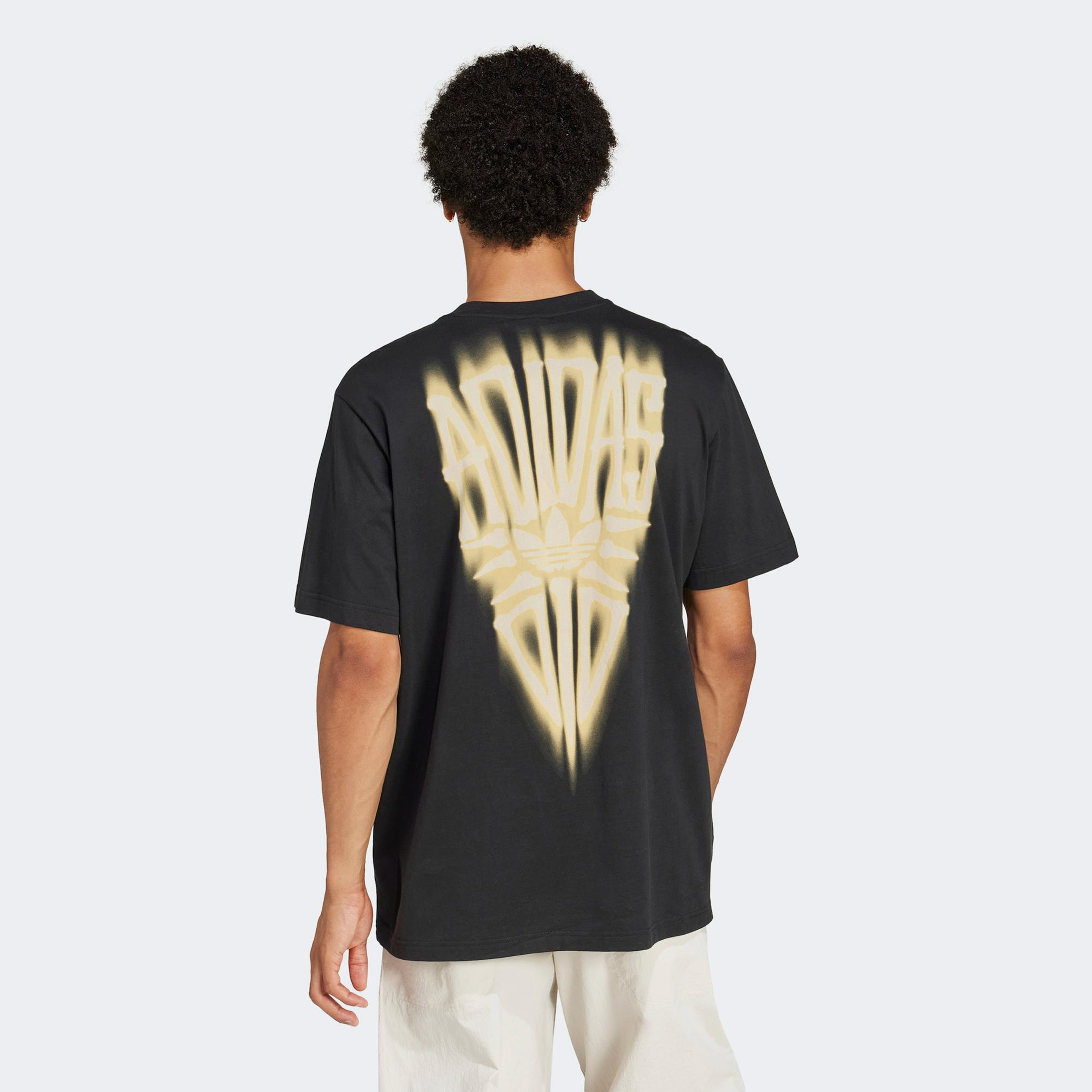 adidas Skeleton Erkek Siyah T-Shirt