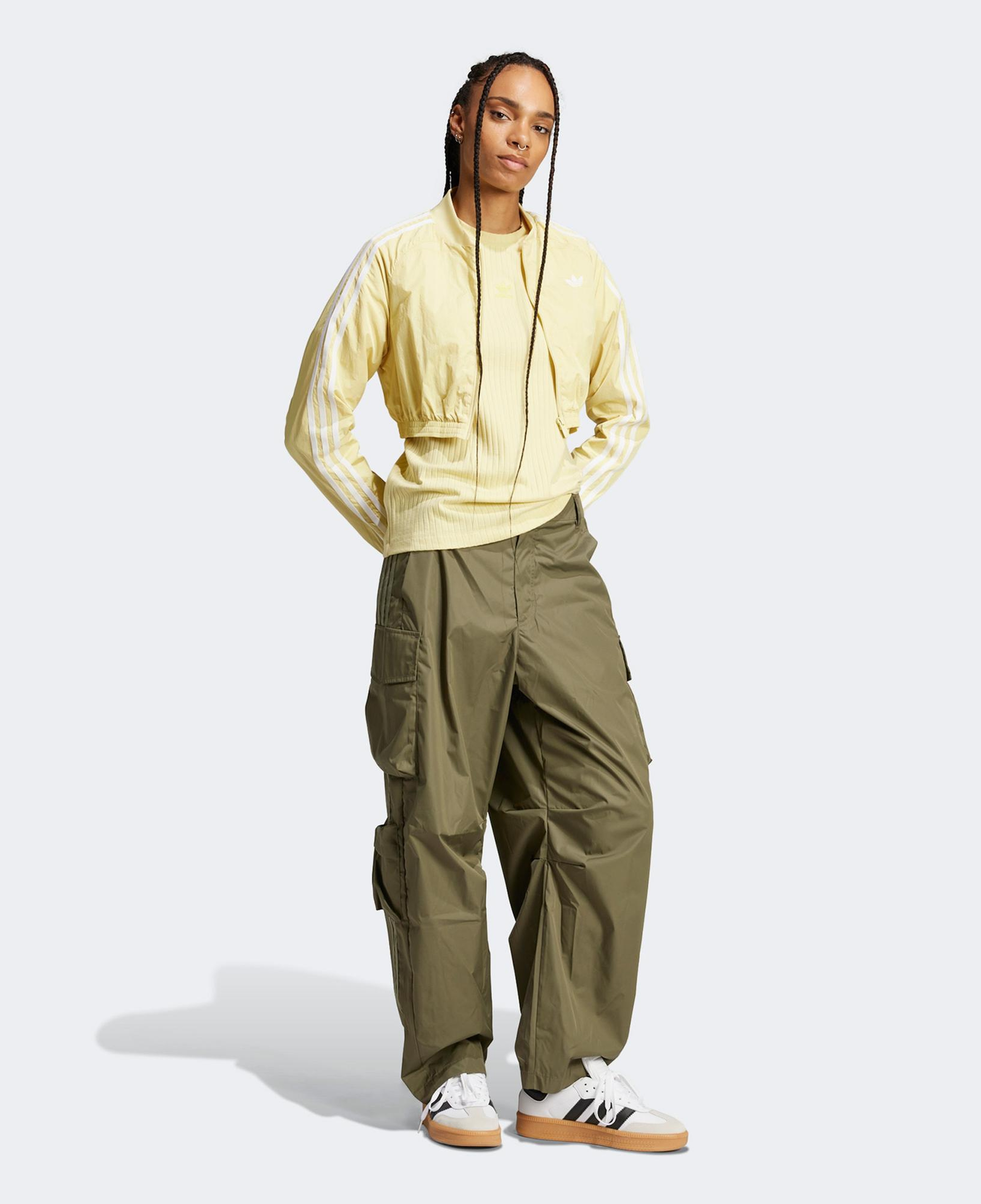 adidas Essentials Wide Rib Kadın Sarı T-Shirt