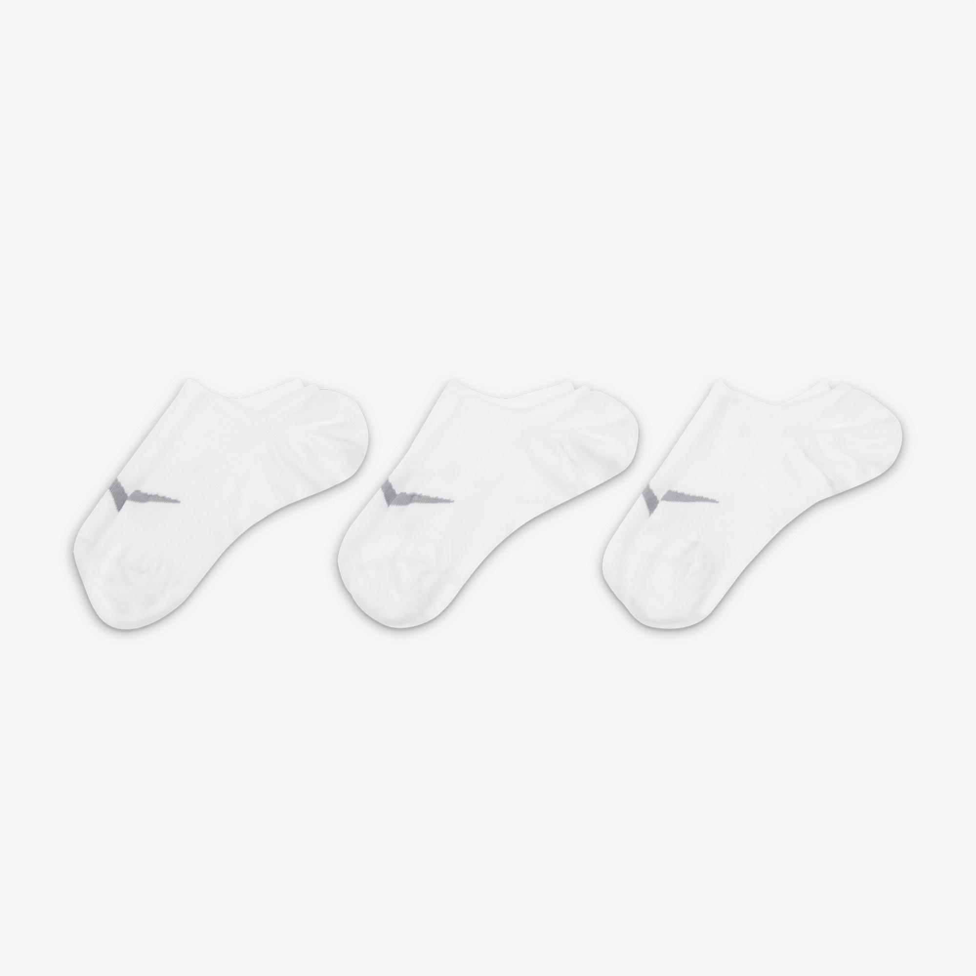 Nike Everyday Plus Lightweight 3' lü Kadın Beyaz Çorap