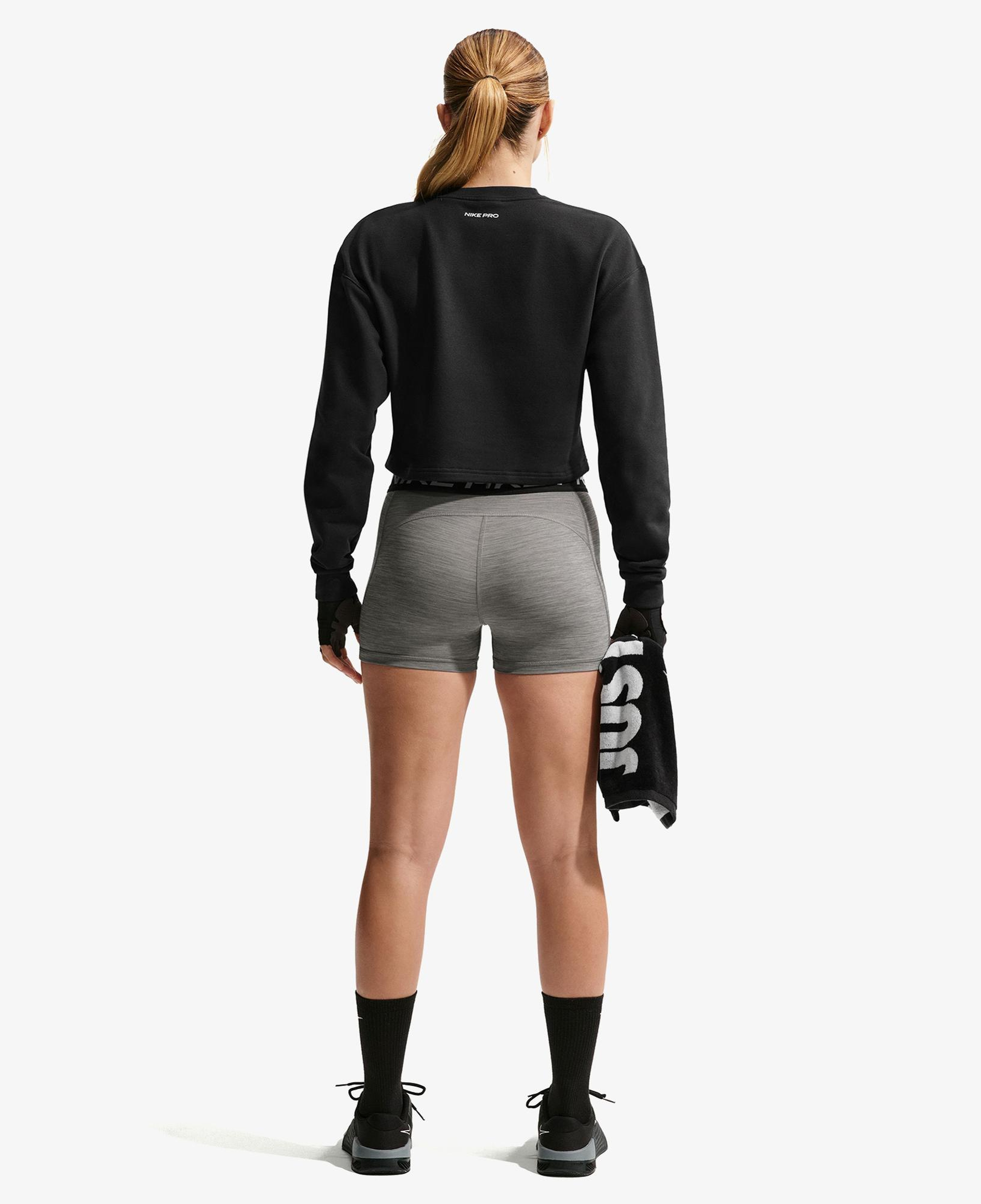 Nike Pro Dri-Fit 365 8 cm Kadın Gri Kısa Tayt