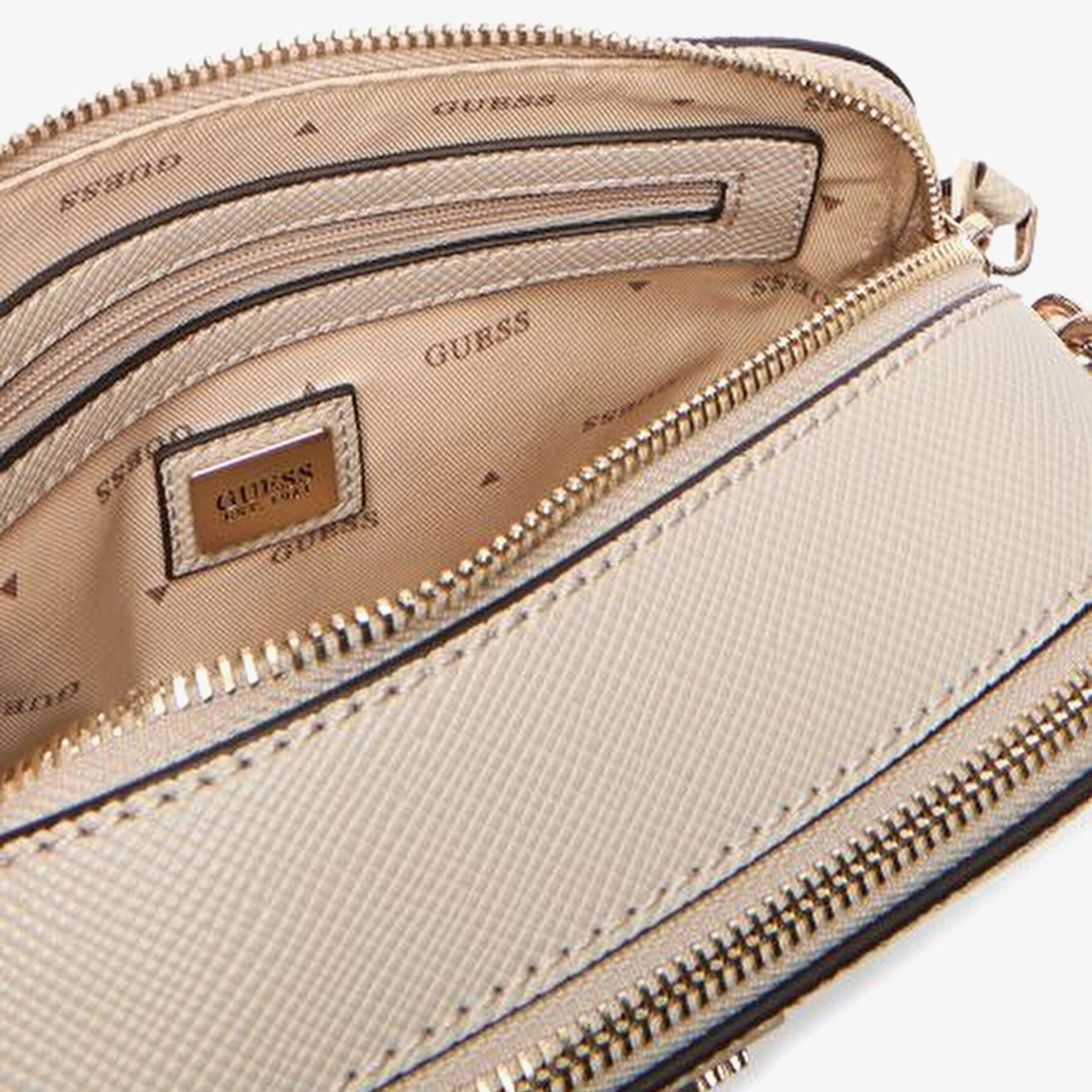 Guess Noelle Iı Çapraz Askılı Kadın  Kahverengi Omuz Çantası