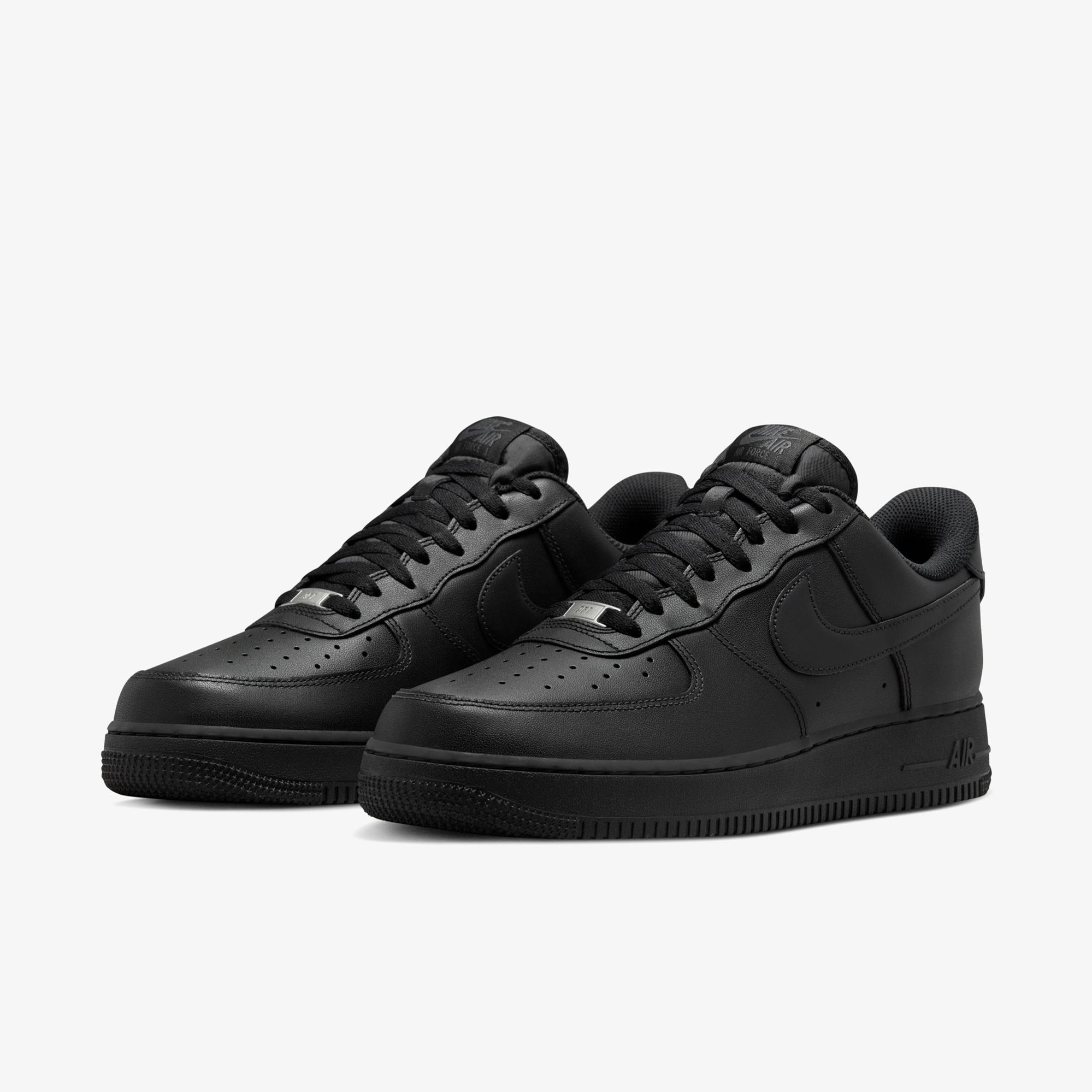 Nike Air Force 1 '07 EasyOn Erkek Siyah Spor Ayakkabı