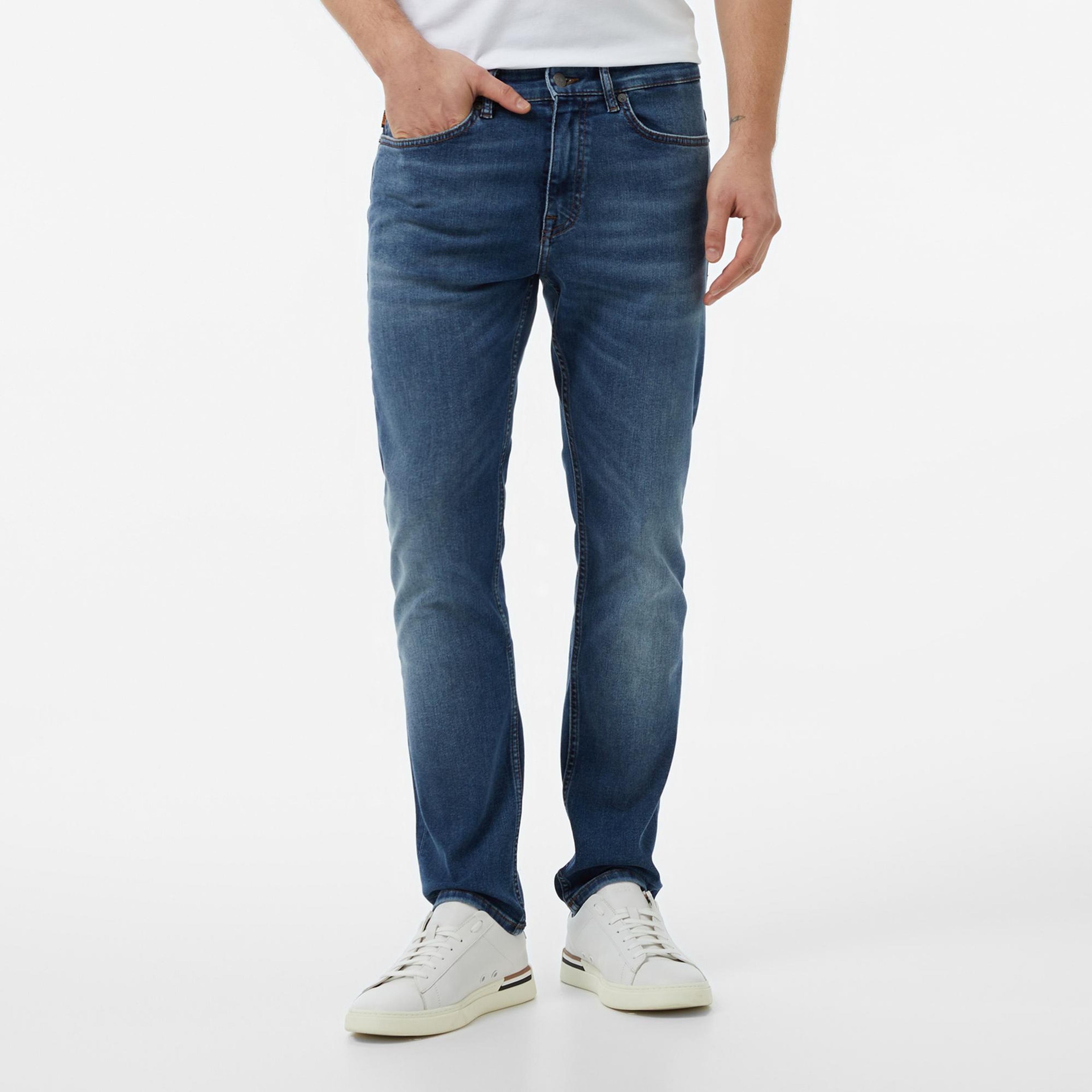 Boss Delaware Erkek Mavi Jean