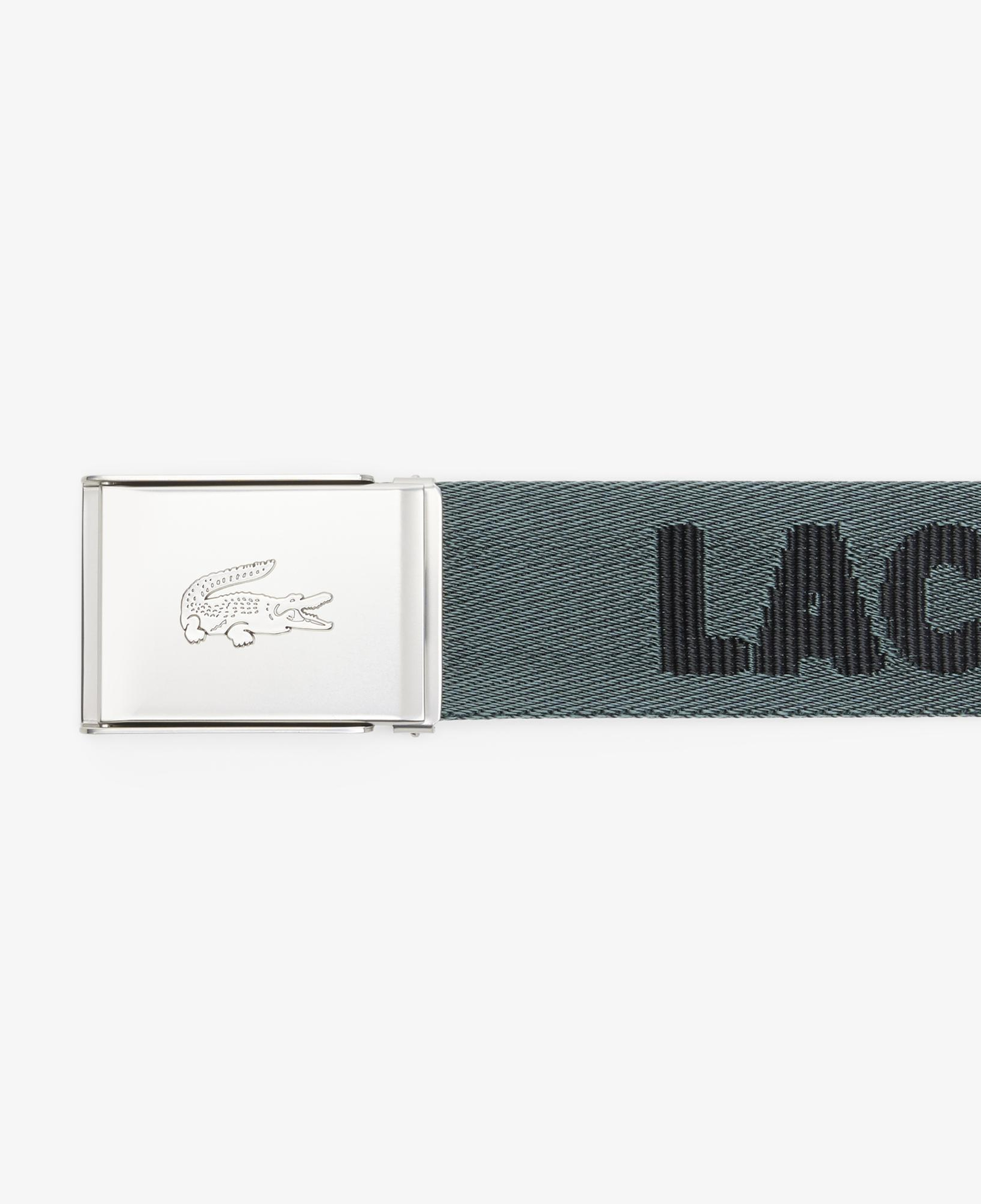 Lacoste Casual Erkek Baskılı Koyu Yeşil Kemer