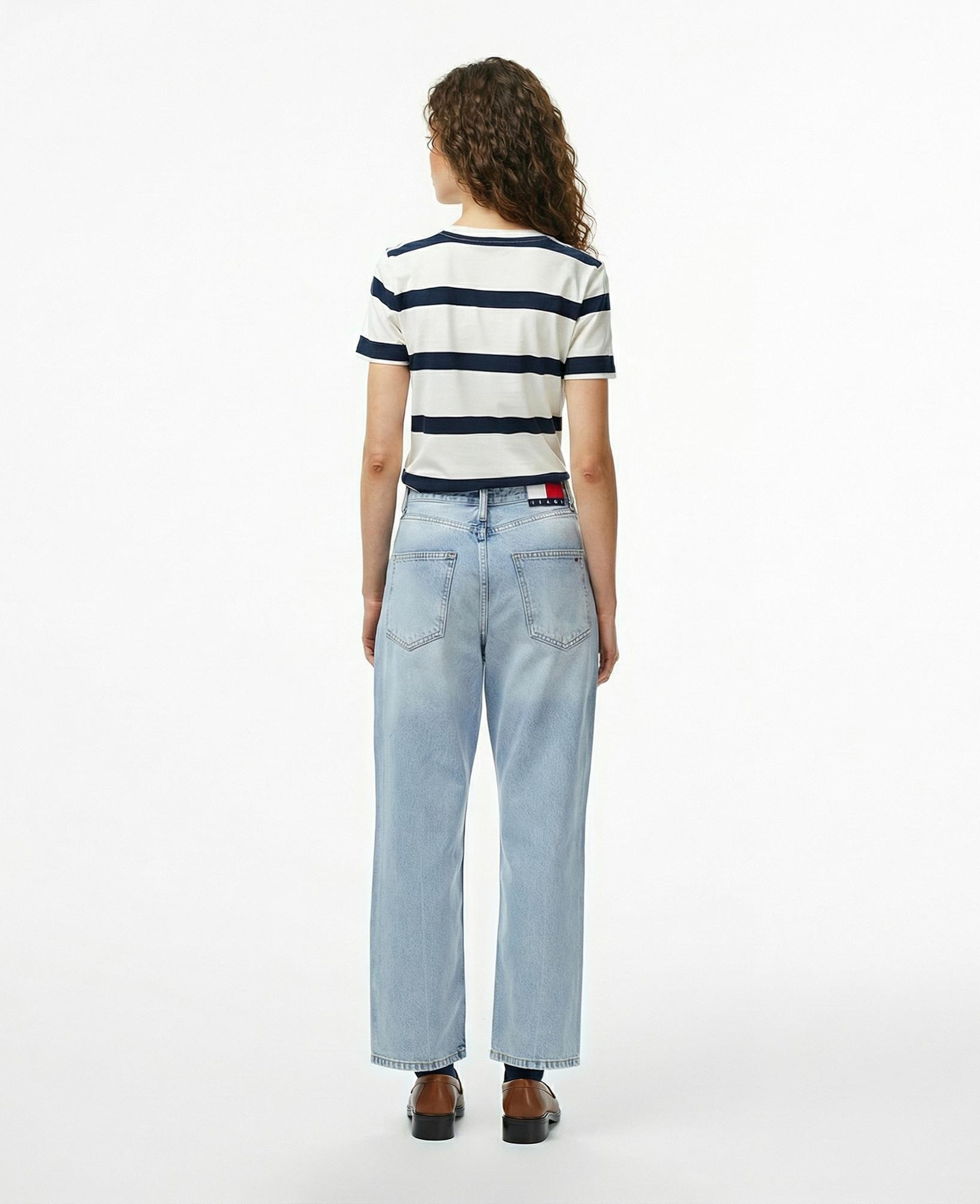 Tommy Hilfiger Layla High Rise Slim Kadın Straight Mavi Jean Pantolon