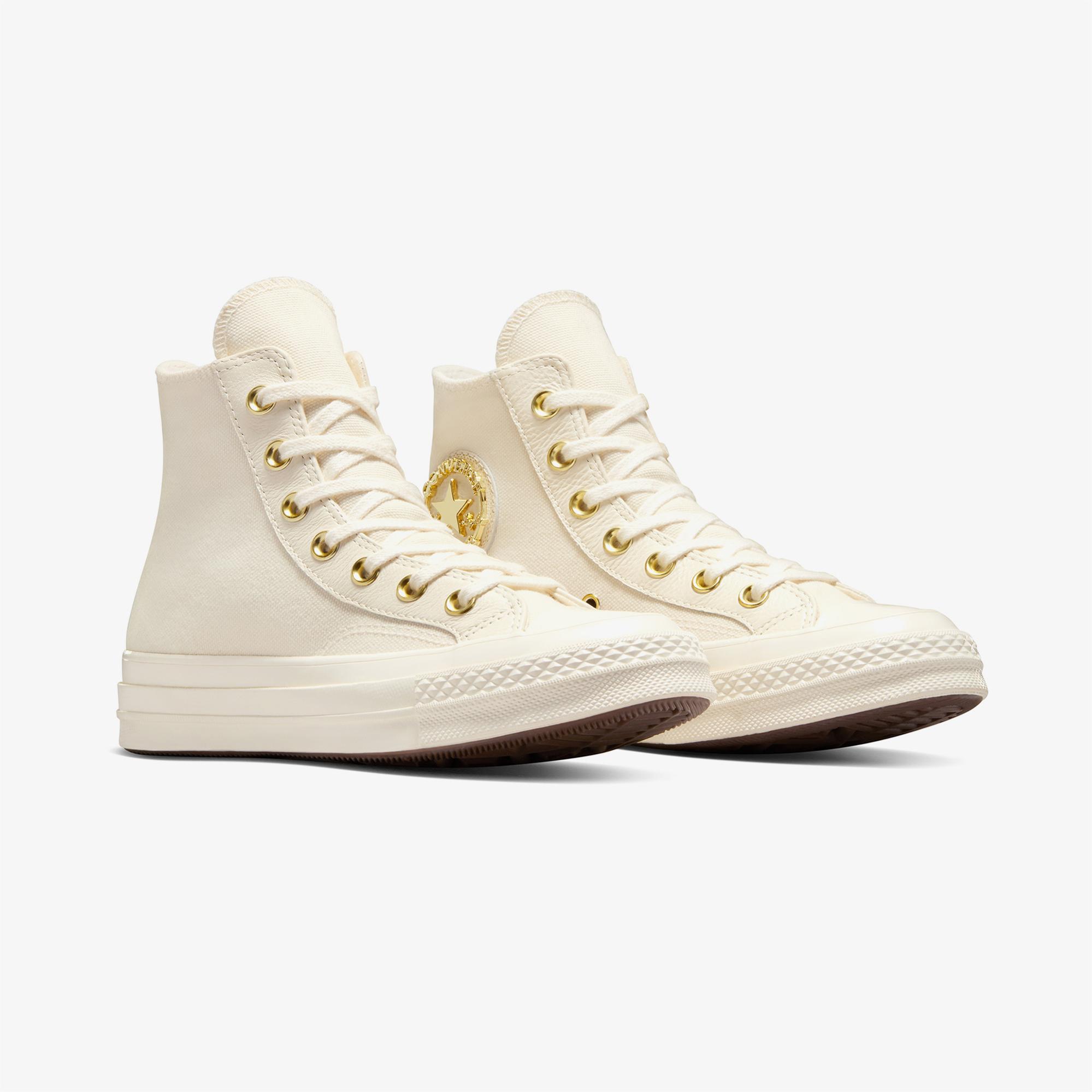 Converse Chuck 70 Taylored Lux Unisex Krem Sneaker
