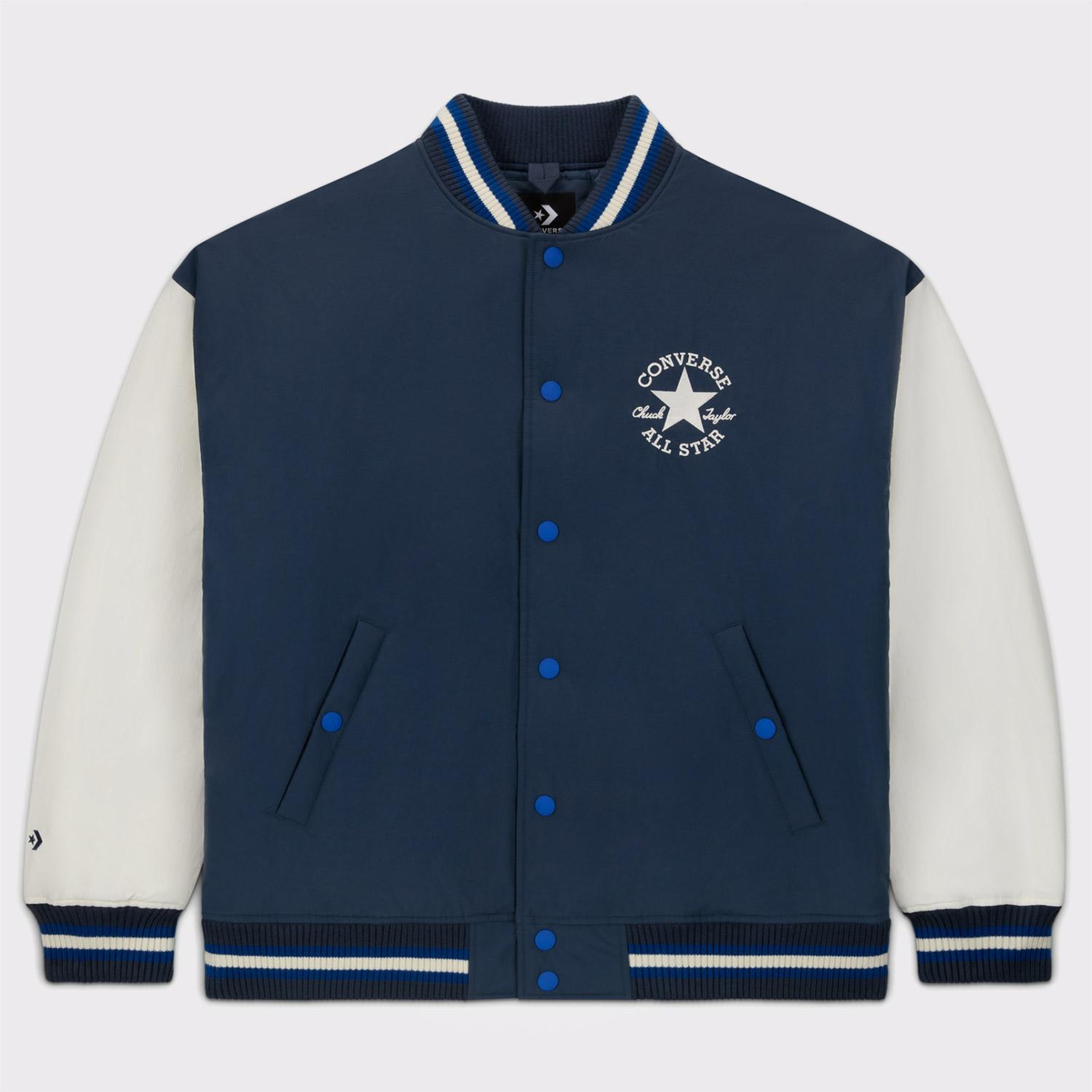 Converse Varsity Graphic Bomber Erkek Lacivert Ceket