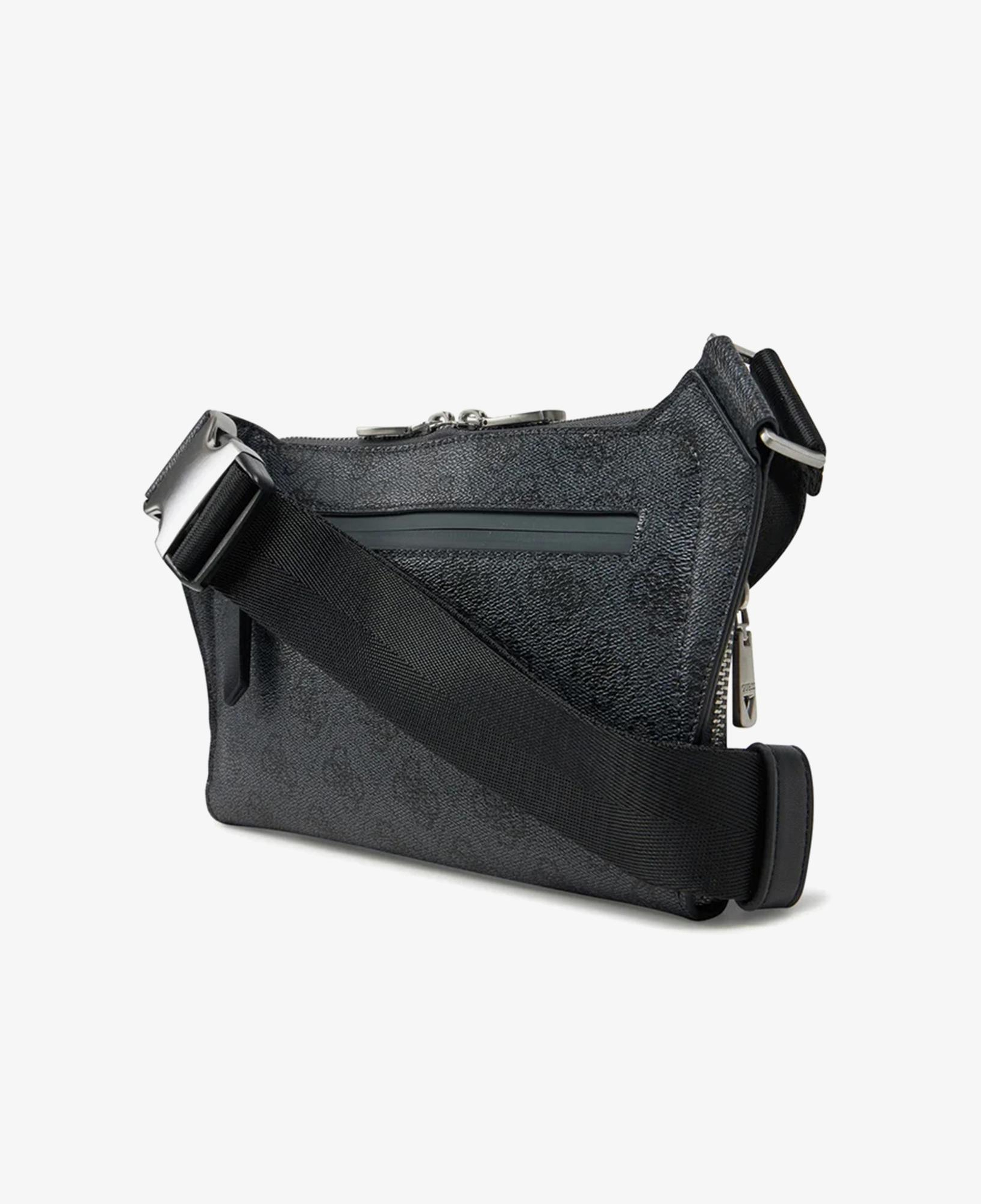 Guess Milano Compact Erkek Siyah Bel Çantası