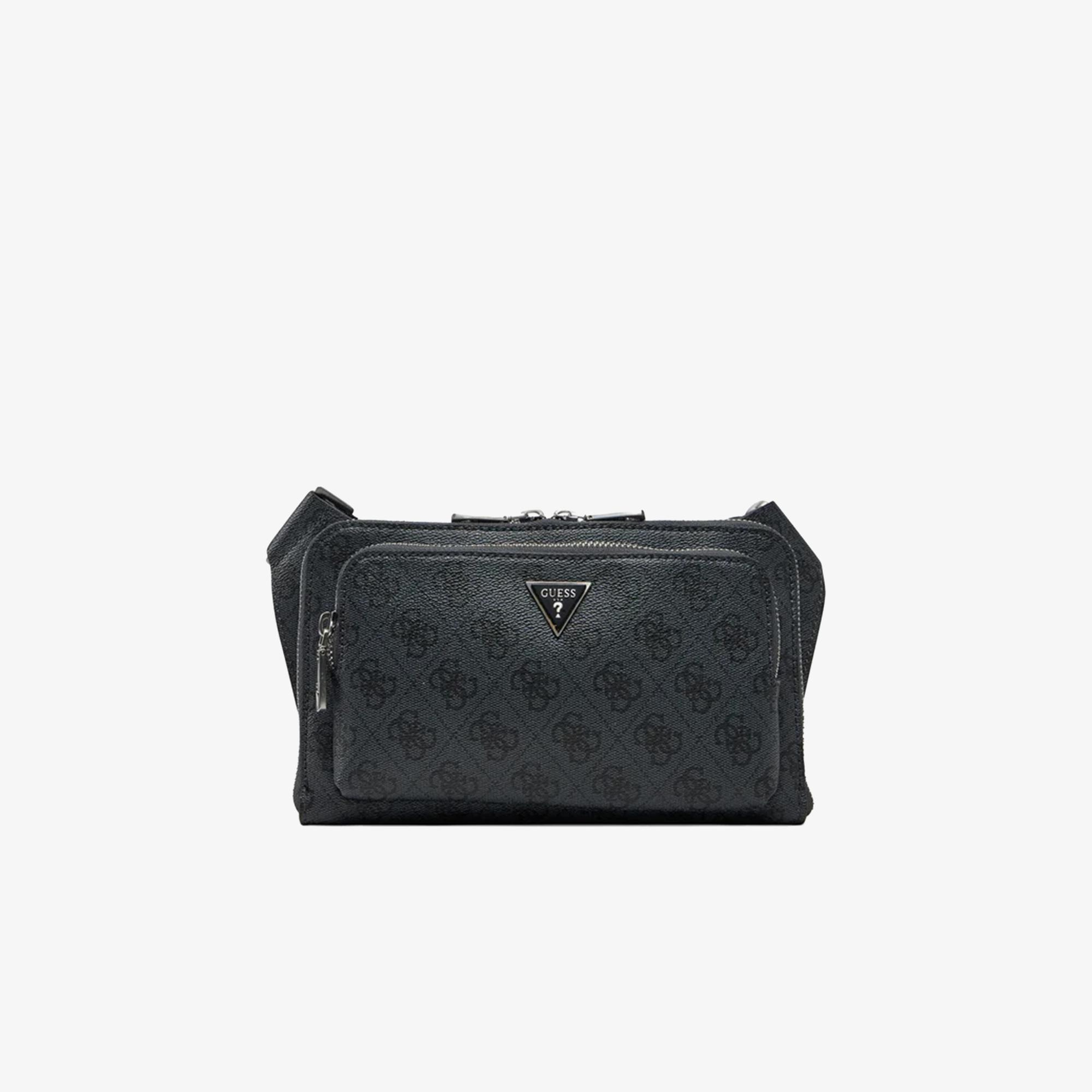 Guess Milano Compact Erkek Siyah Bel Çantası