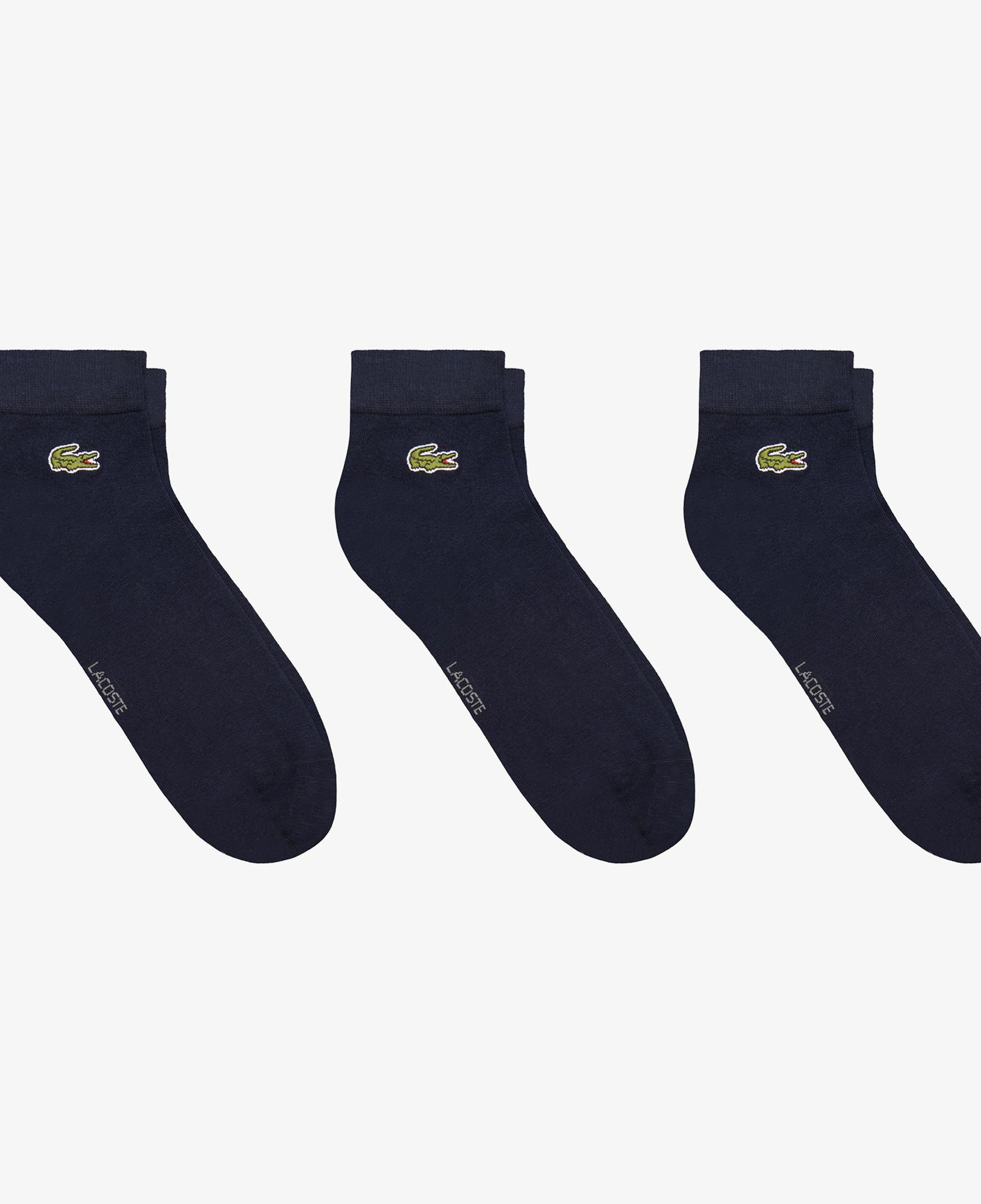 Lacoste Unisex 3'lü Lacivert Çorap
