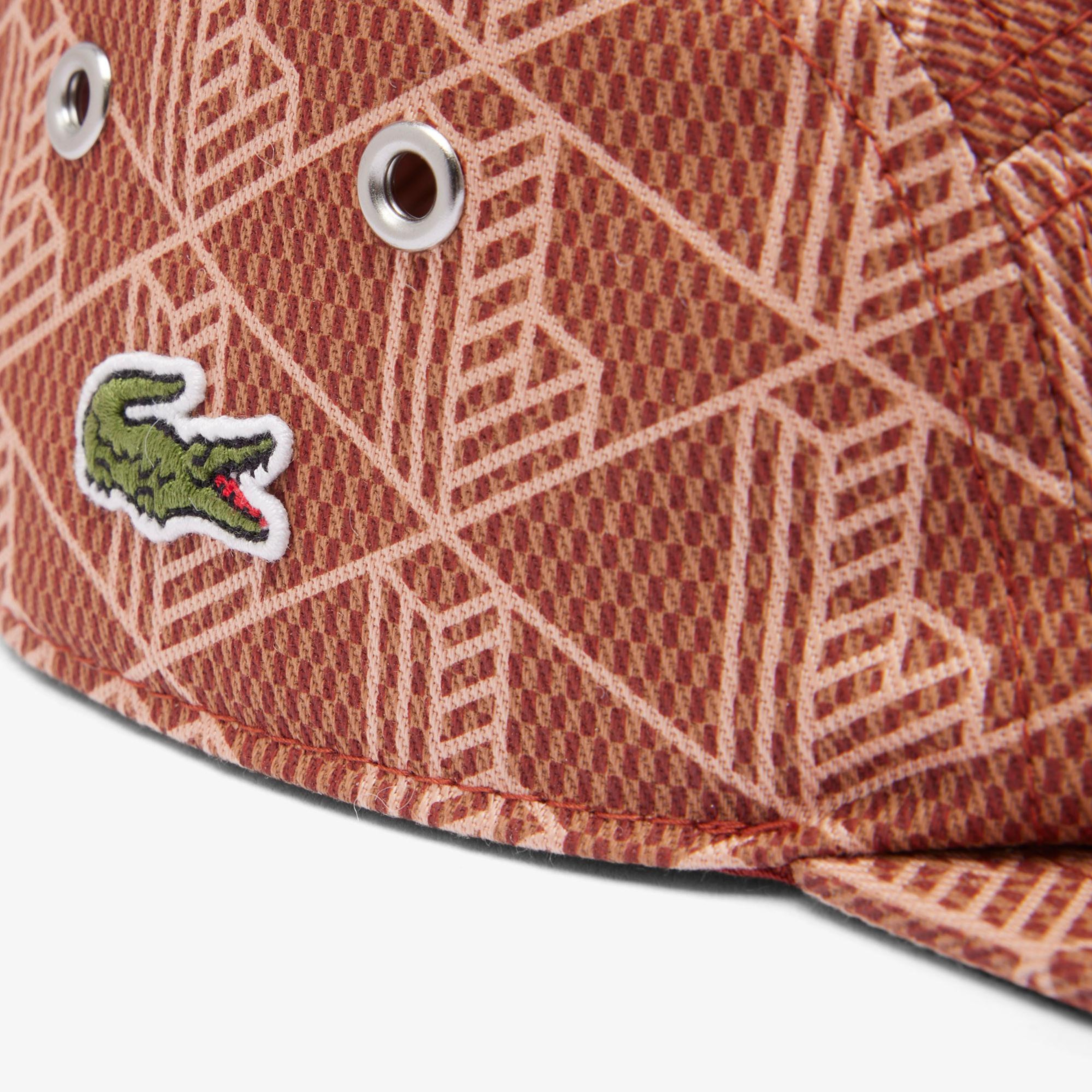 Lacoste Unisex Monogram Kahverengi Şapka