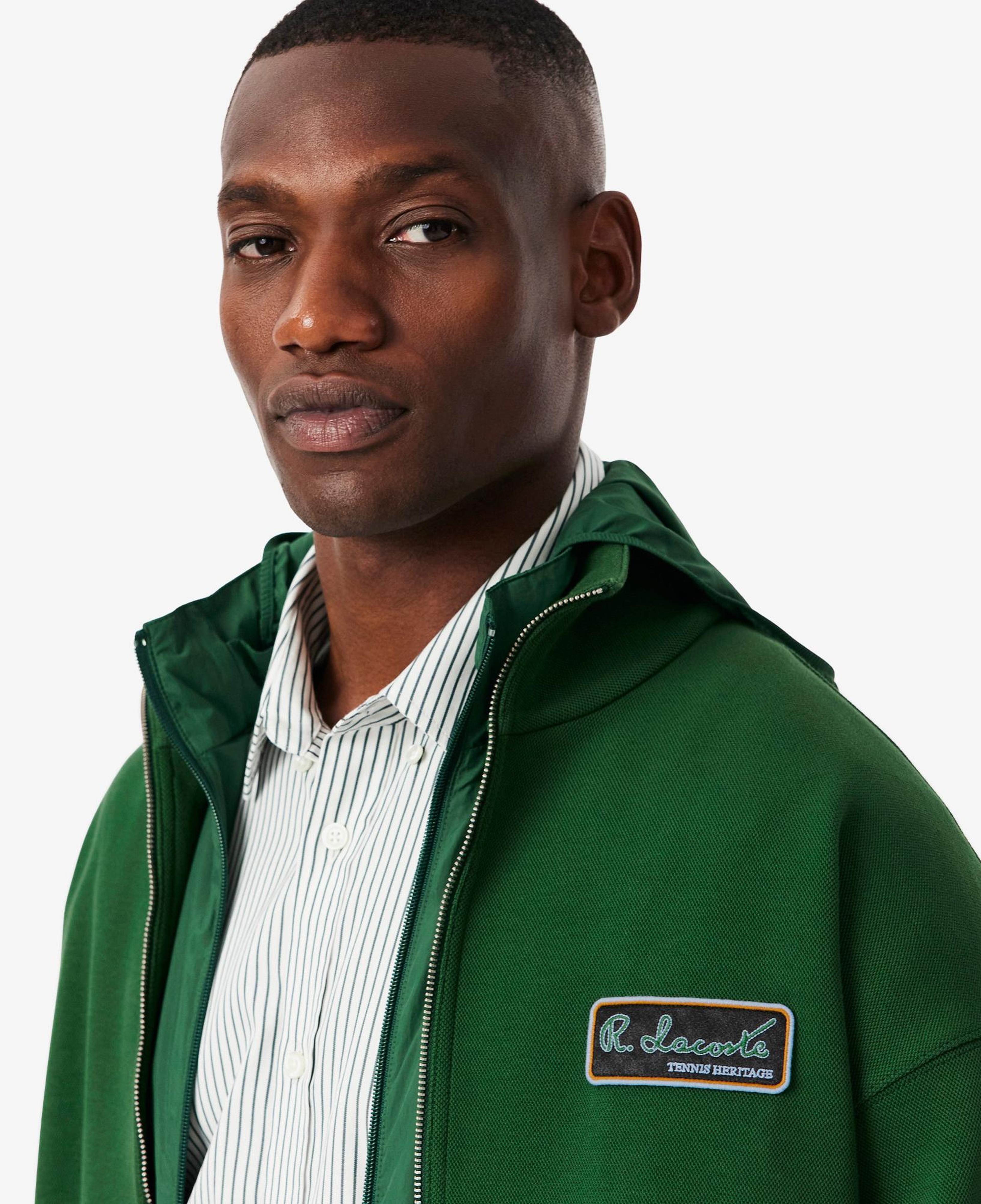 Lacoste Erkek Loose Fit Kapüşonlu Yeşil Sweatshirt