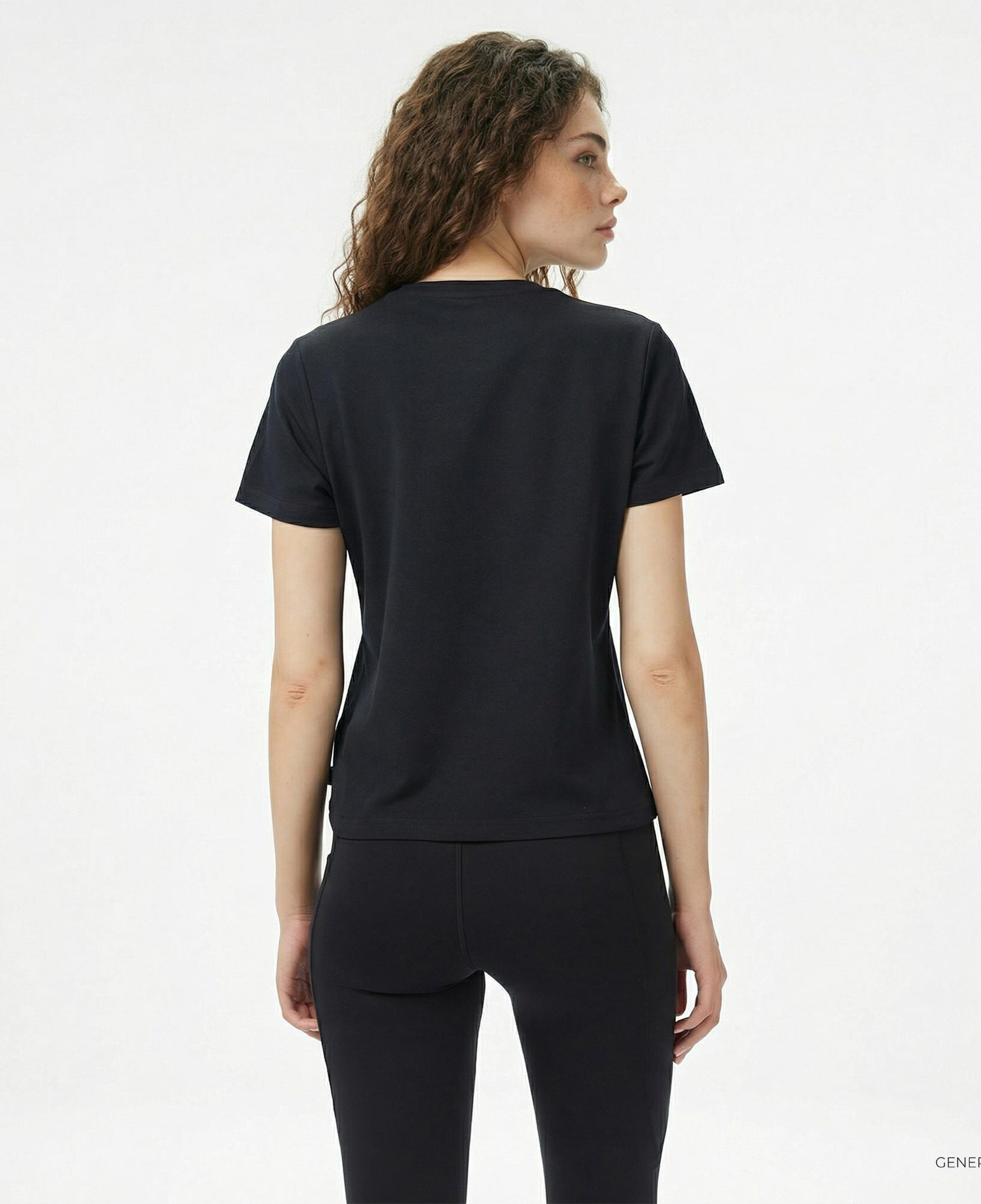 Converse Kadın Siyah T-Shirt