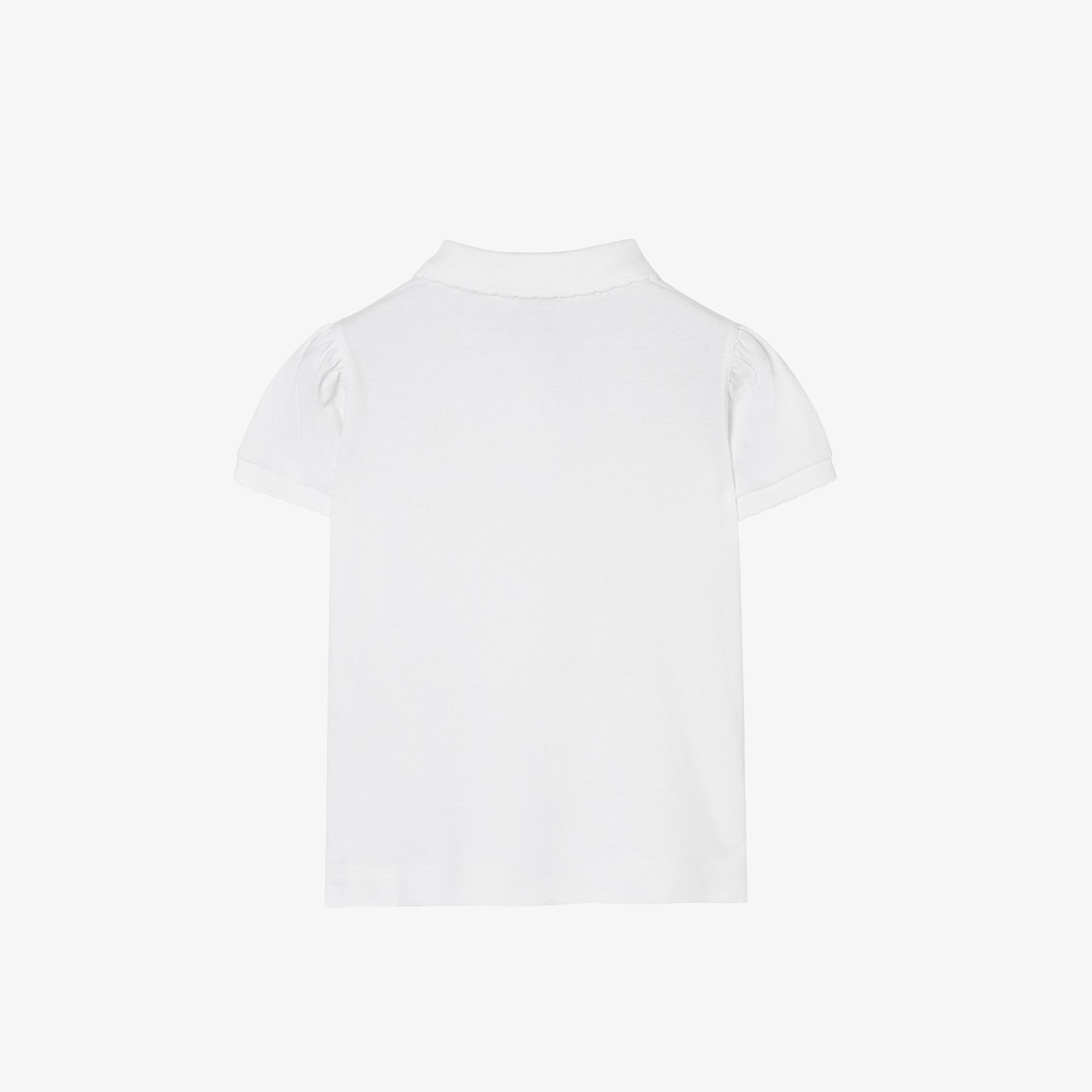 Burberry Cotton Çocuk Beyaz Polo