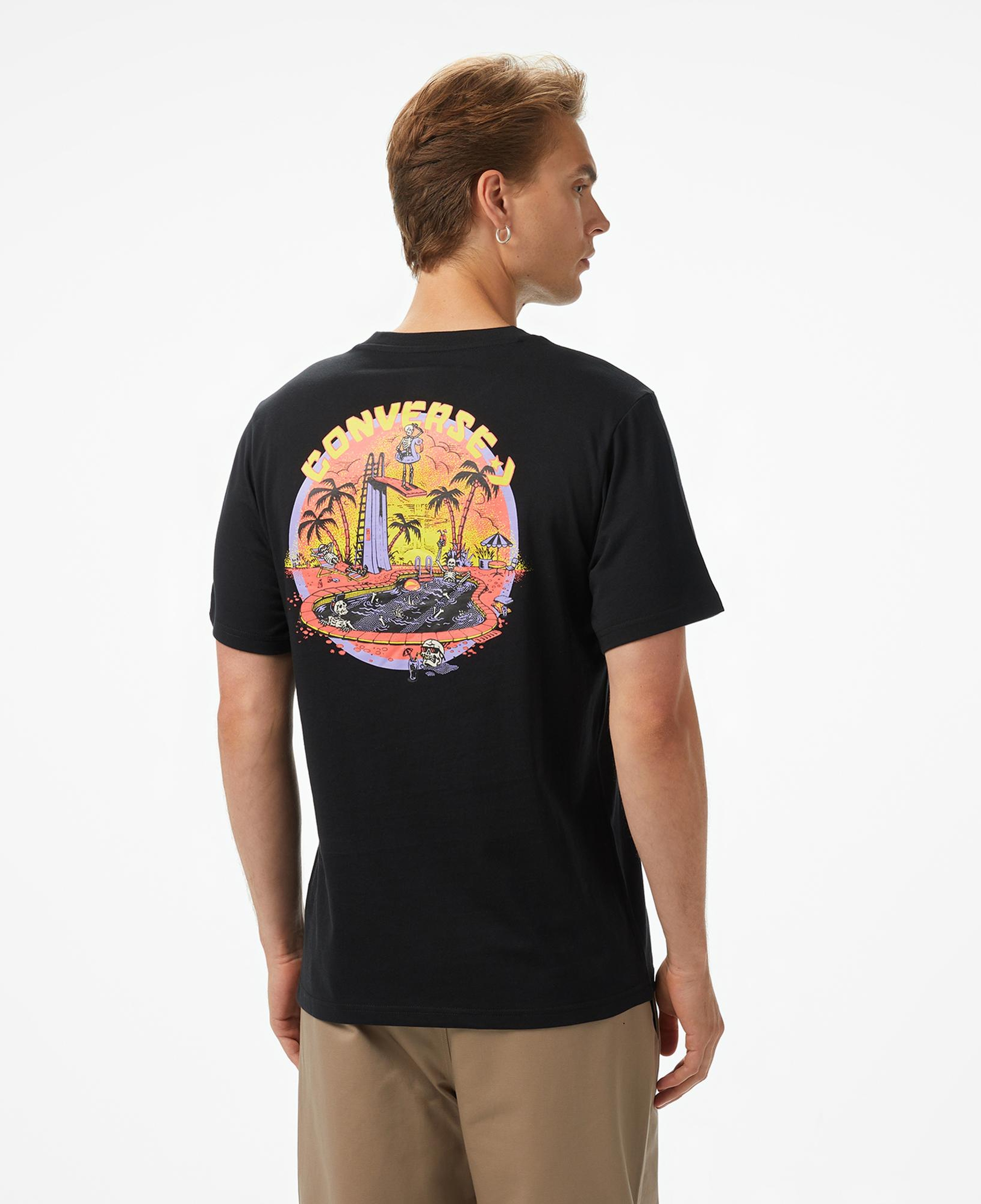 Converse Erkek Siyah T-Shirt