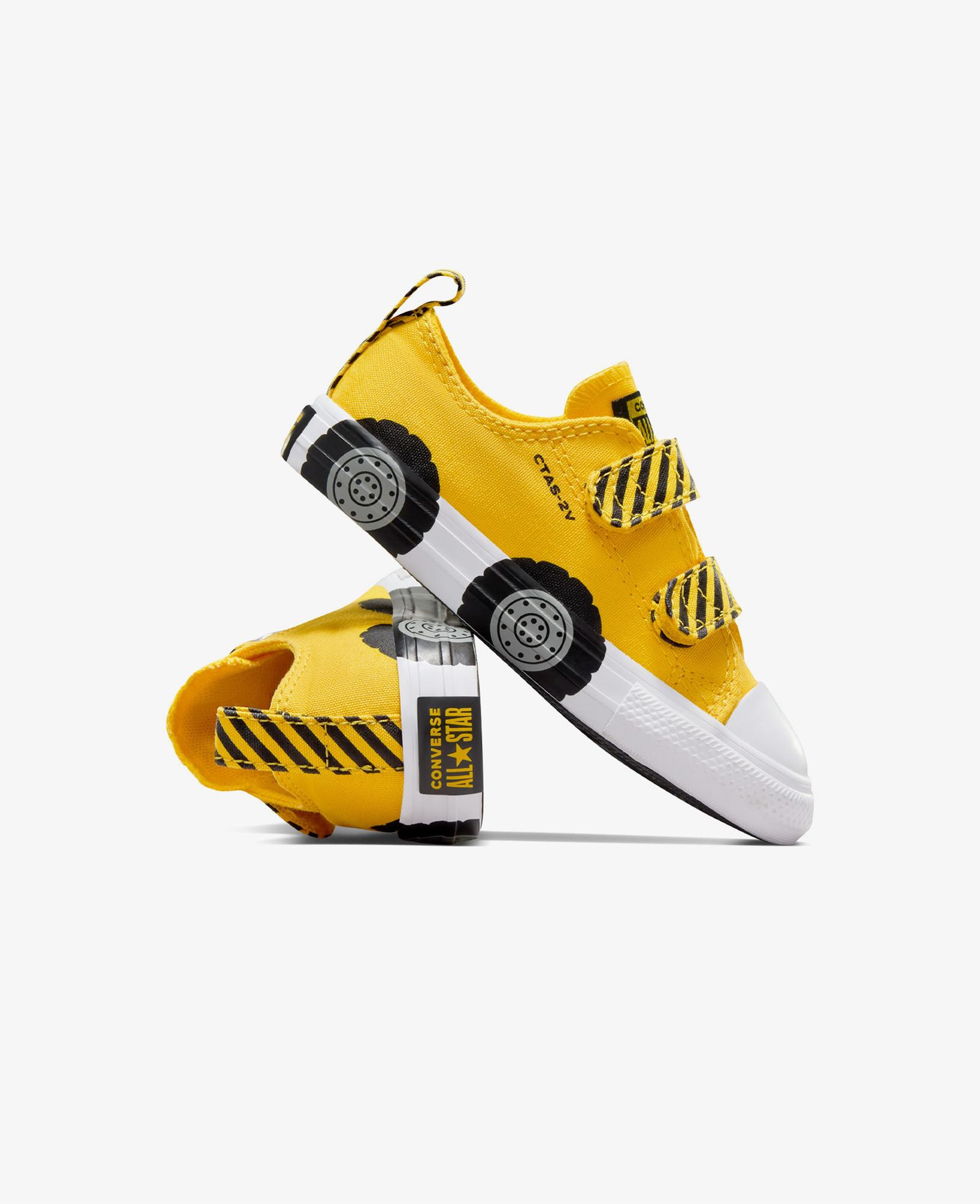 Converse Chuck Taylor All Star Construction Truck Çocuk Sarı Platform Sneaker