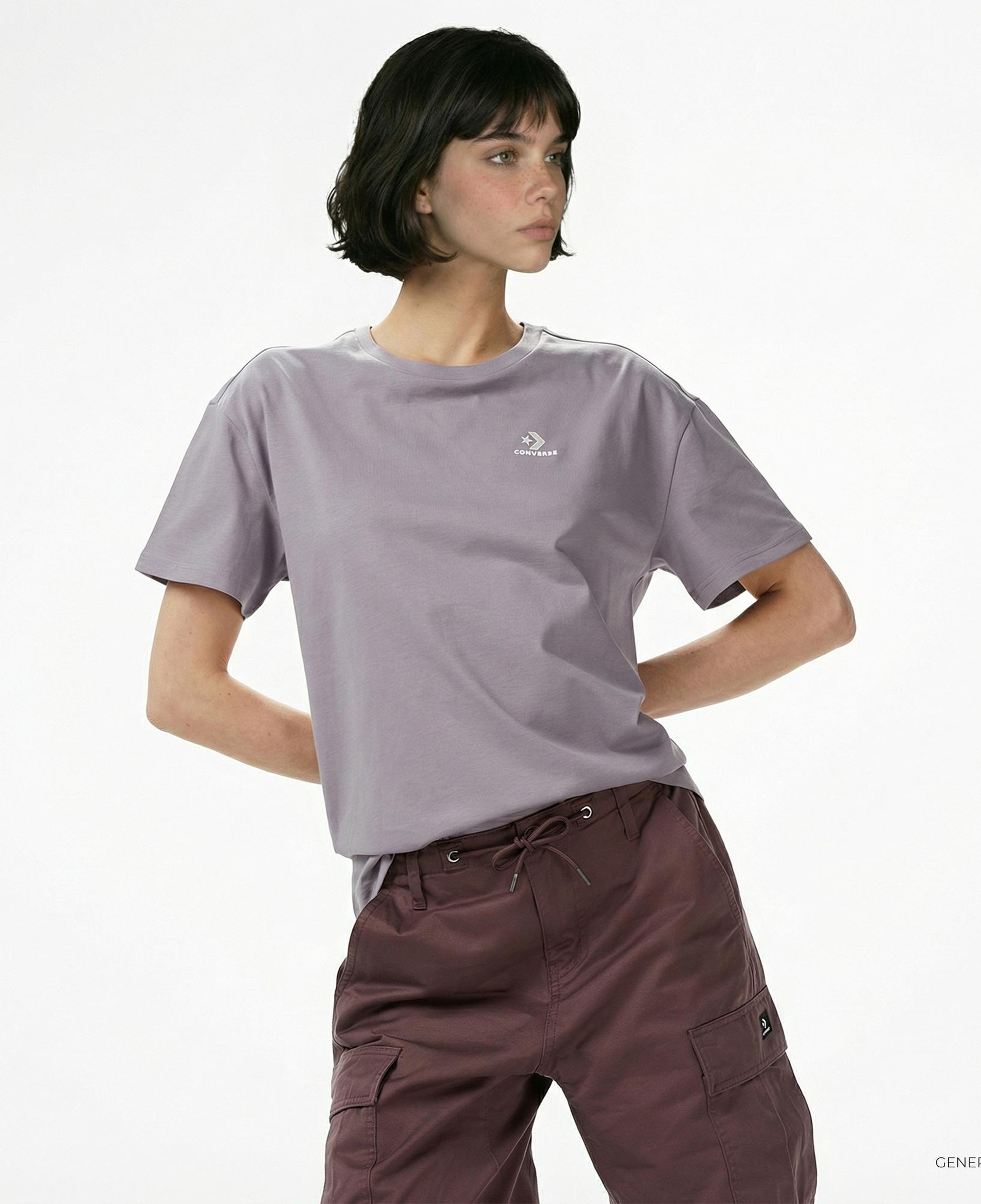 Converse Kadın Lila T-Shirt