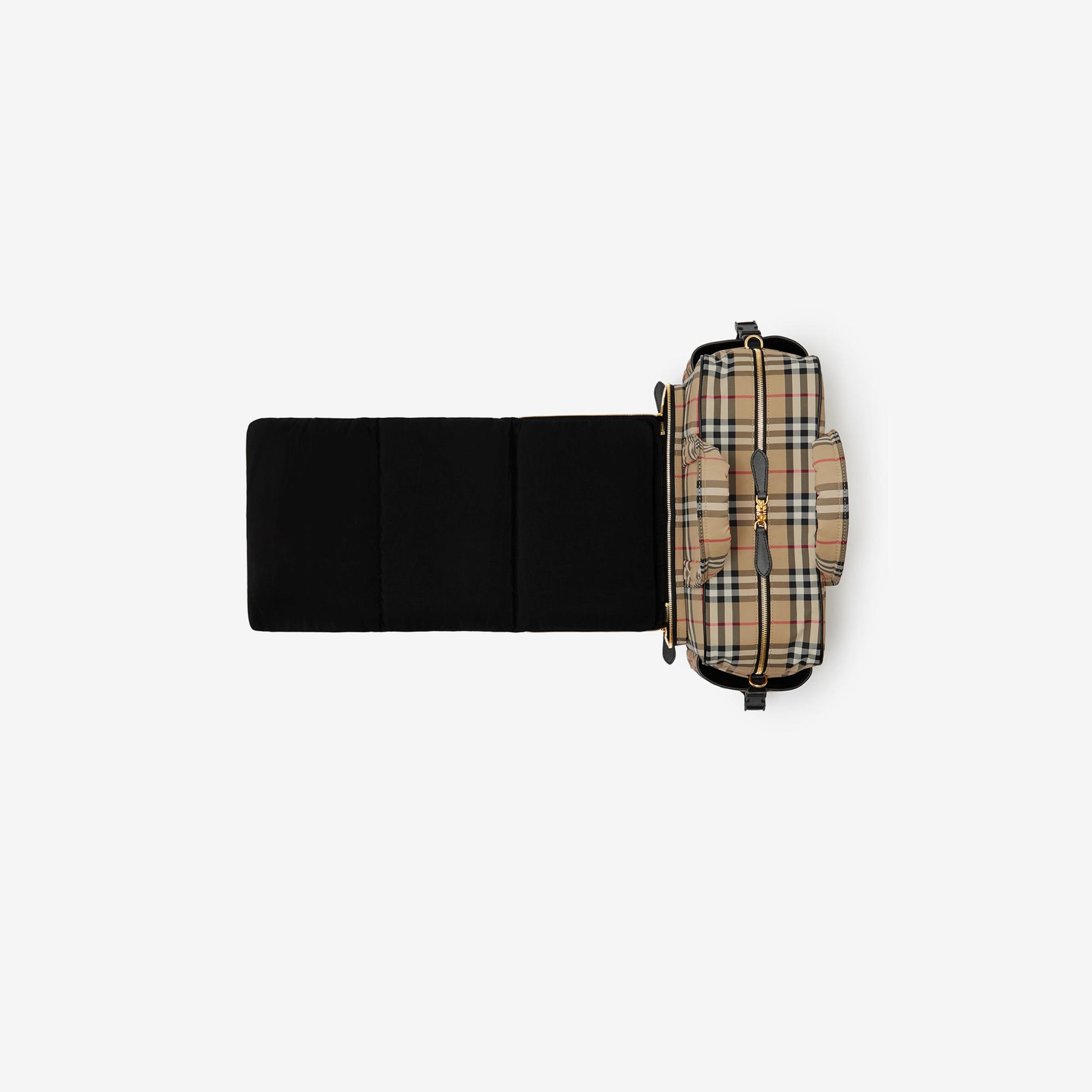 Burberry Check Baby Changing Çocuk Bej Omuz Çantası