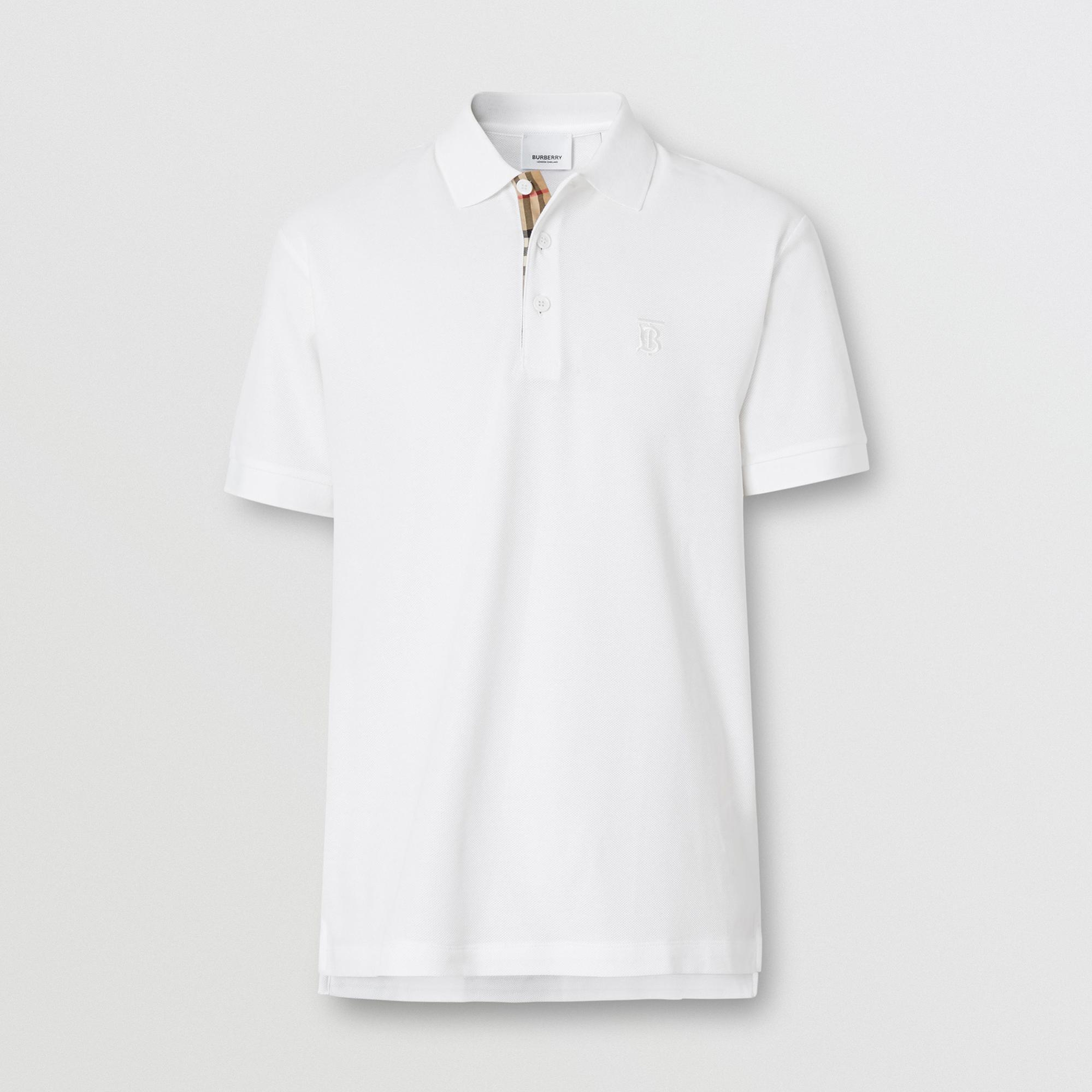 Burberry Eddie Monogram Motif Cotton Piqu