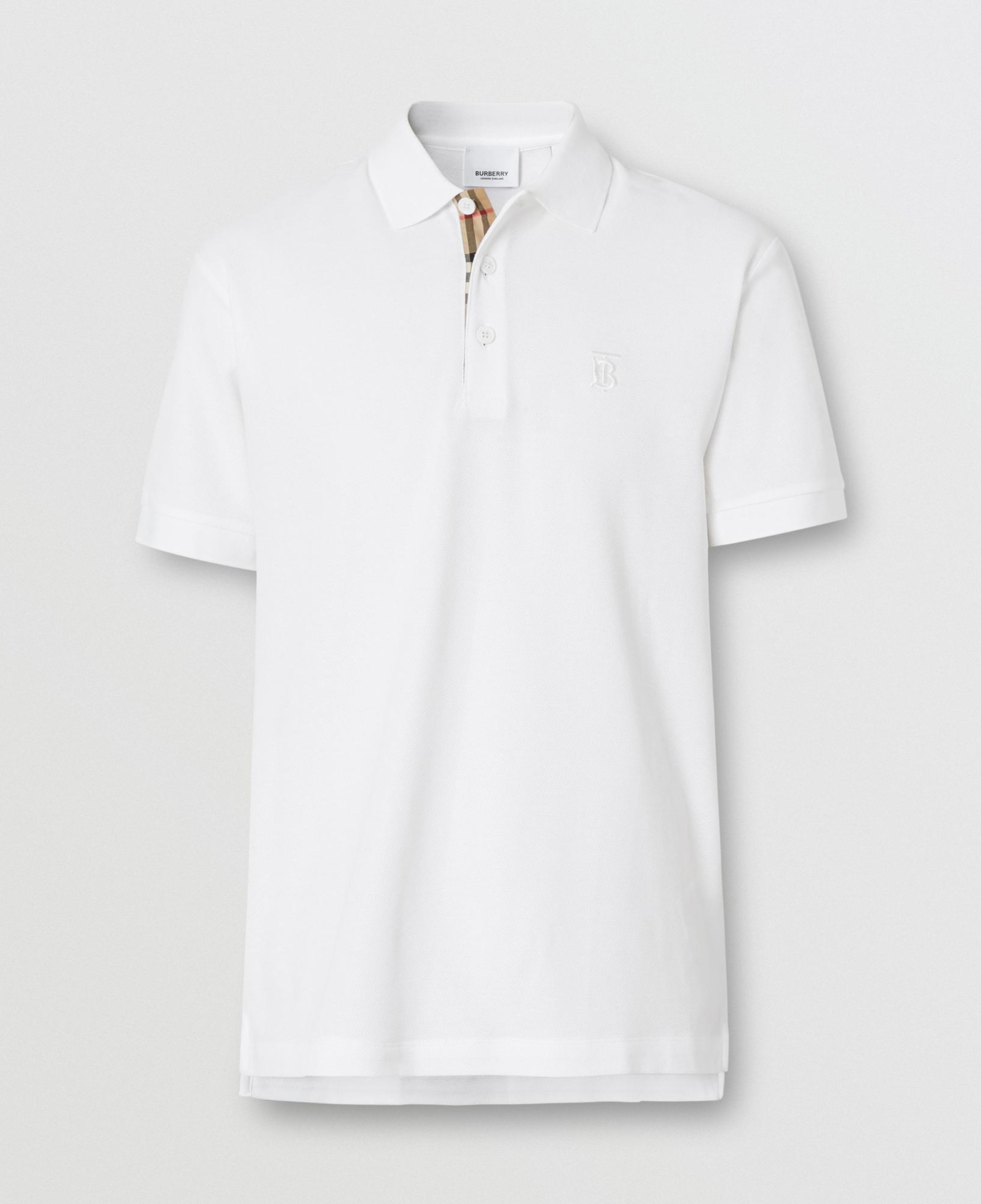 Burberry Eddie Monogram Motif Cotton Piqu