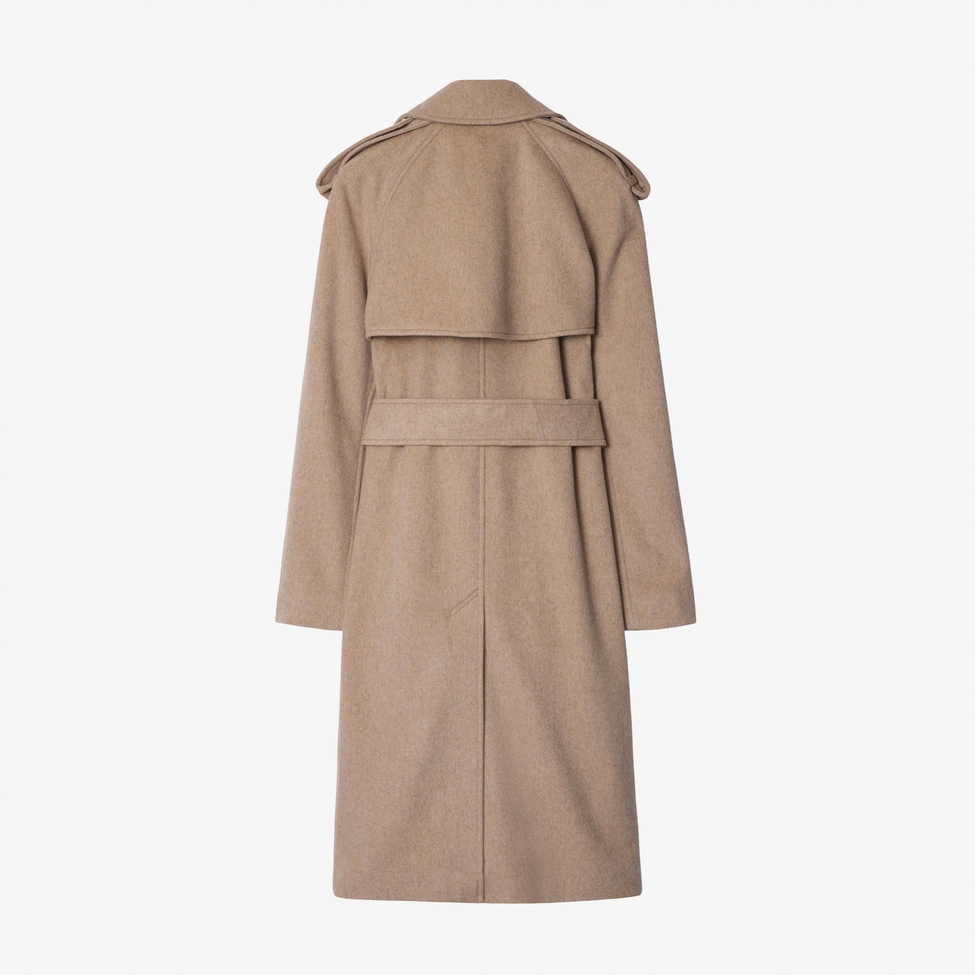 Burberry Kaşmir Wrap Kadın Bej Mont