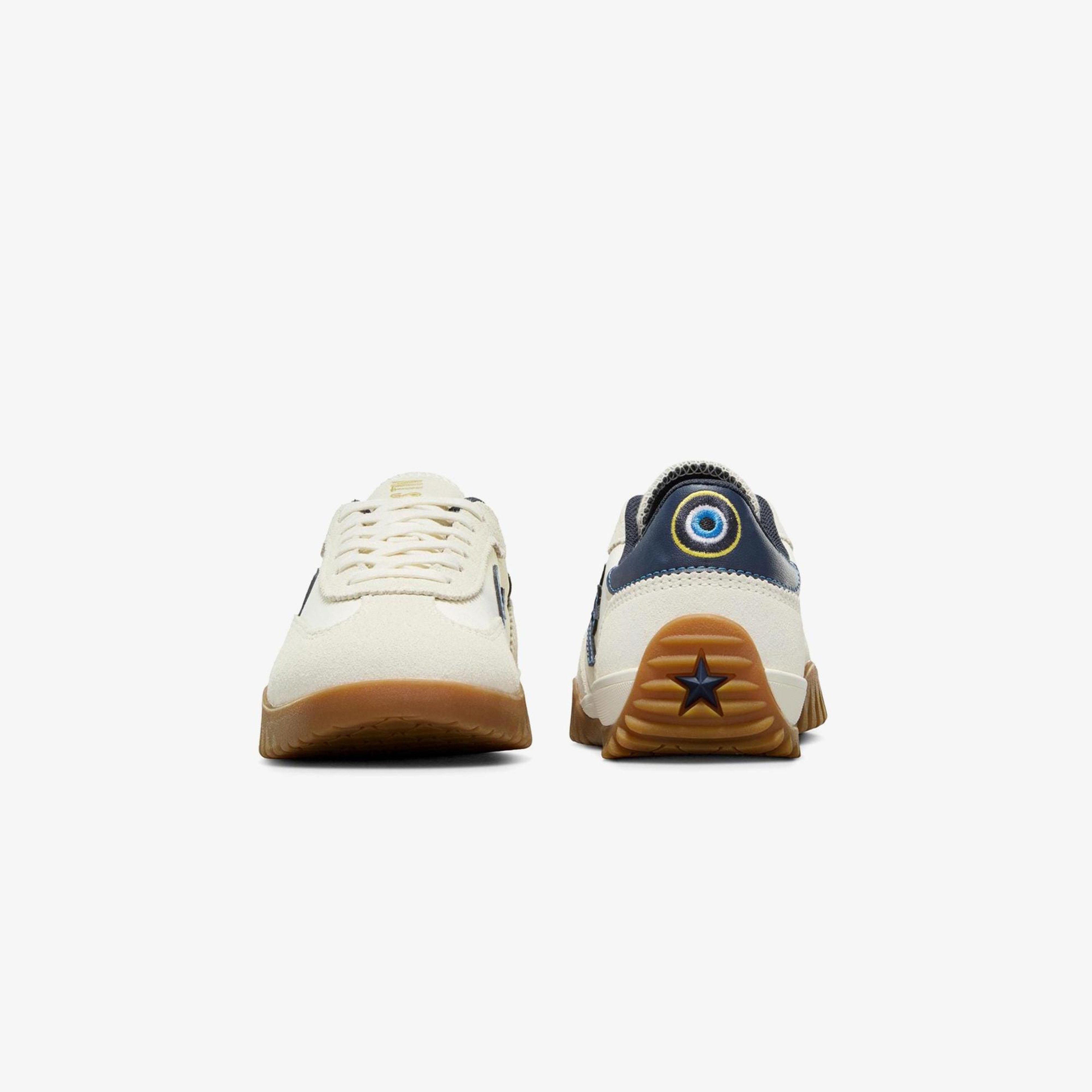Converse x Evil Eye Run Star Trainer Unisex Bej Süet Sneaker