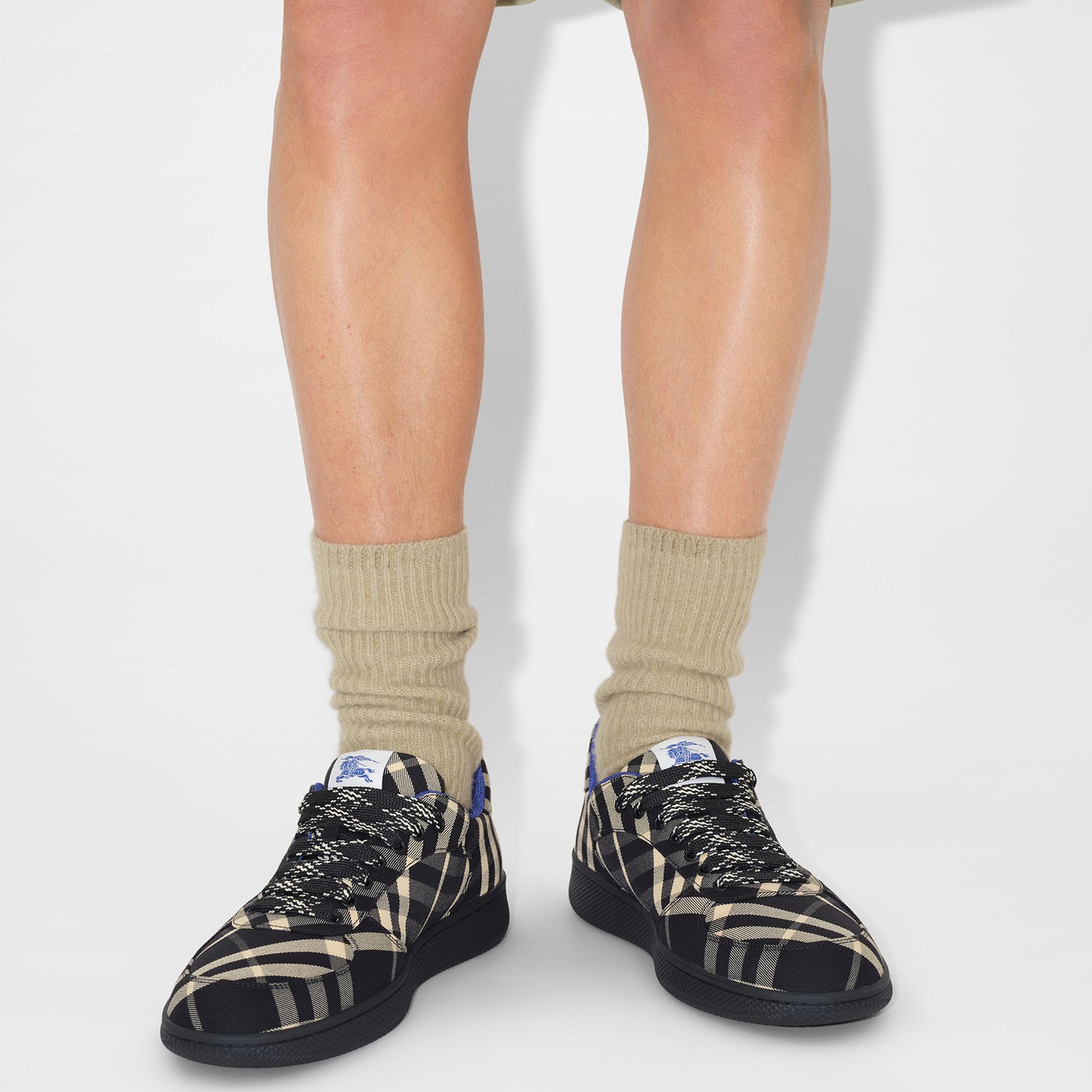 Burberry Check Terrace Erkek Siyah Sneaker