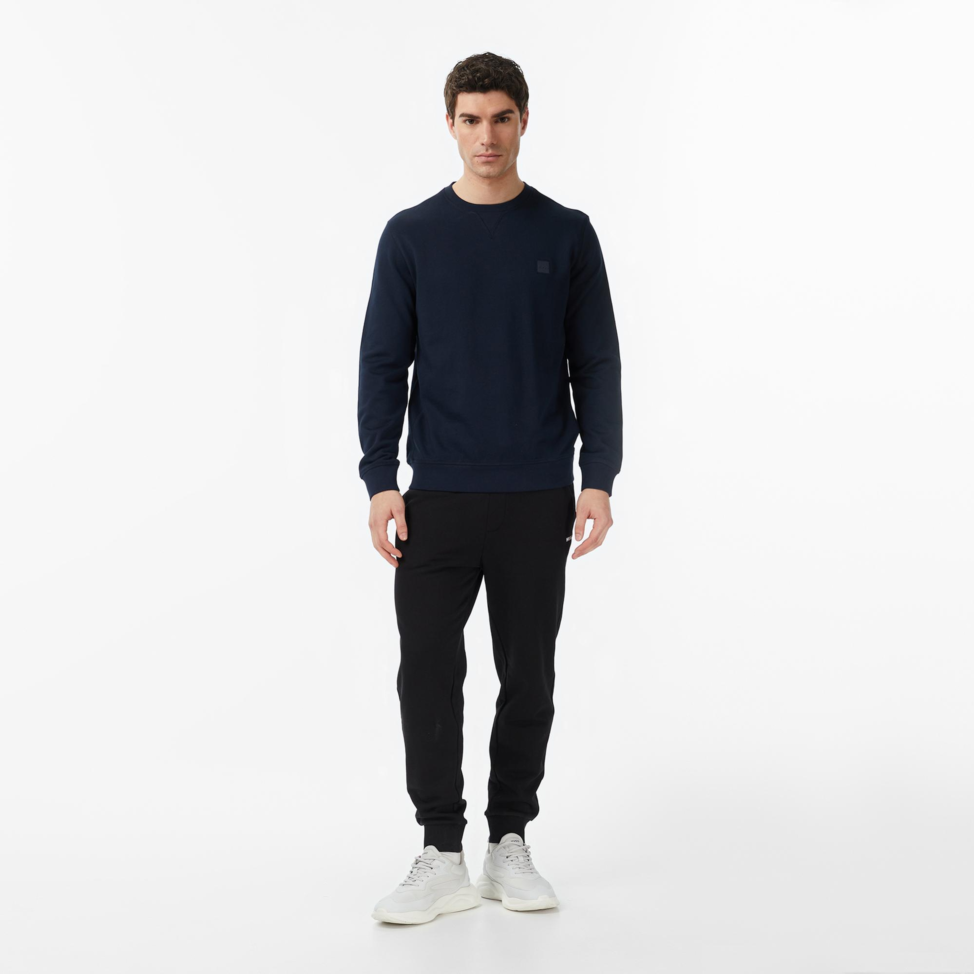 Boss Westart Erkek Lacivert Sweatshirt