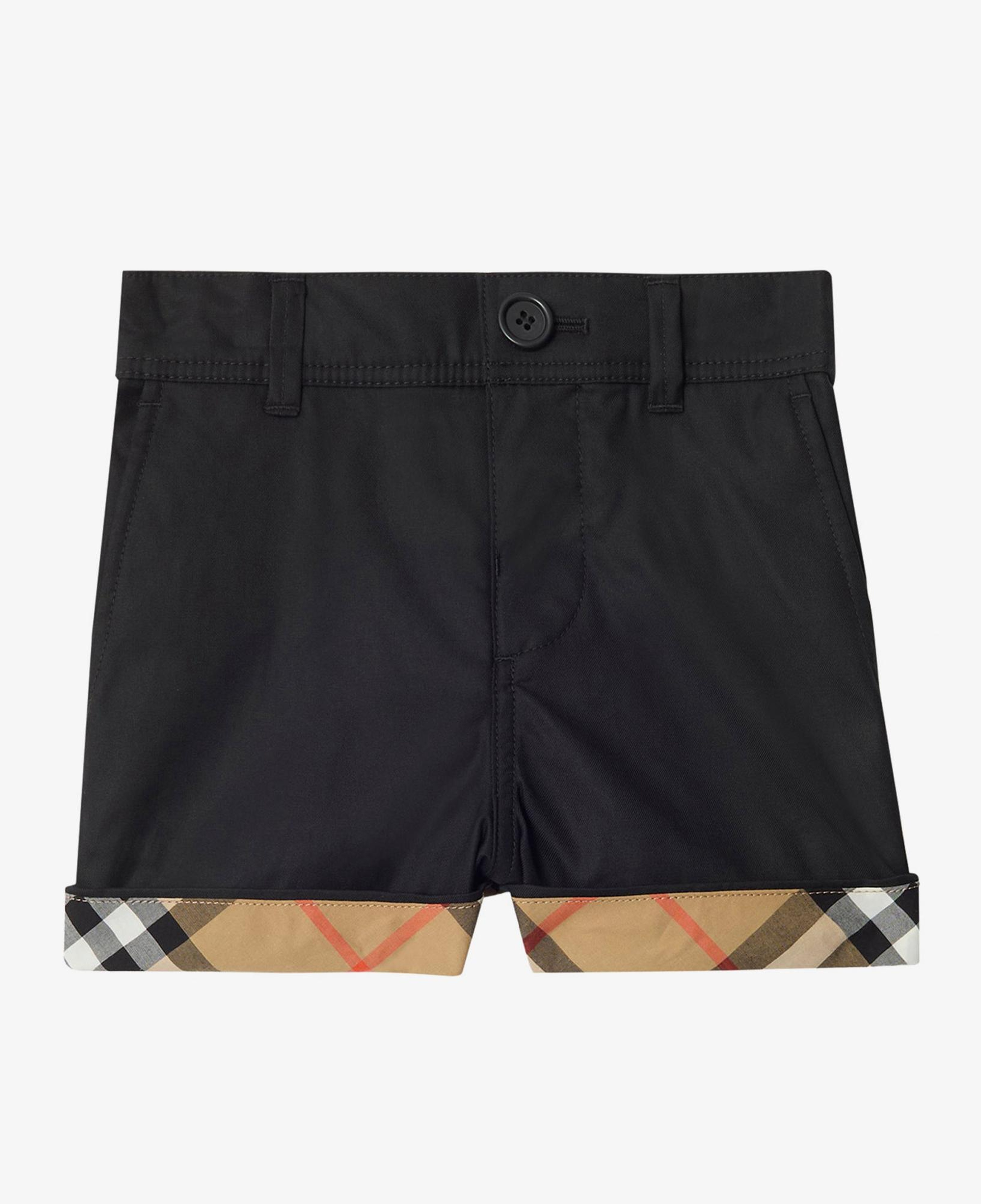 Burberry Oscar Check Çocuk Siyah Şort