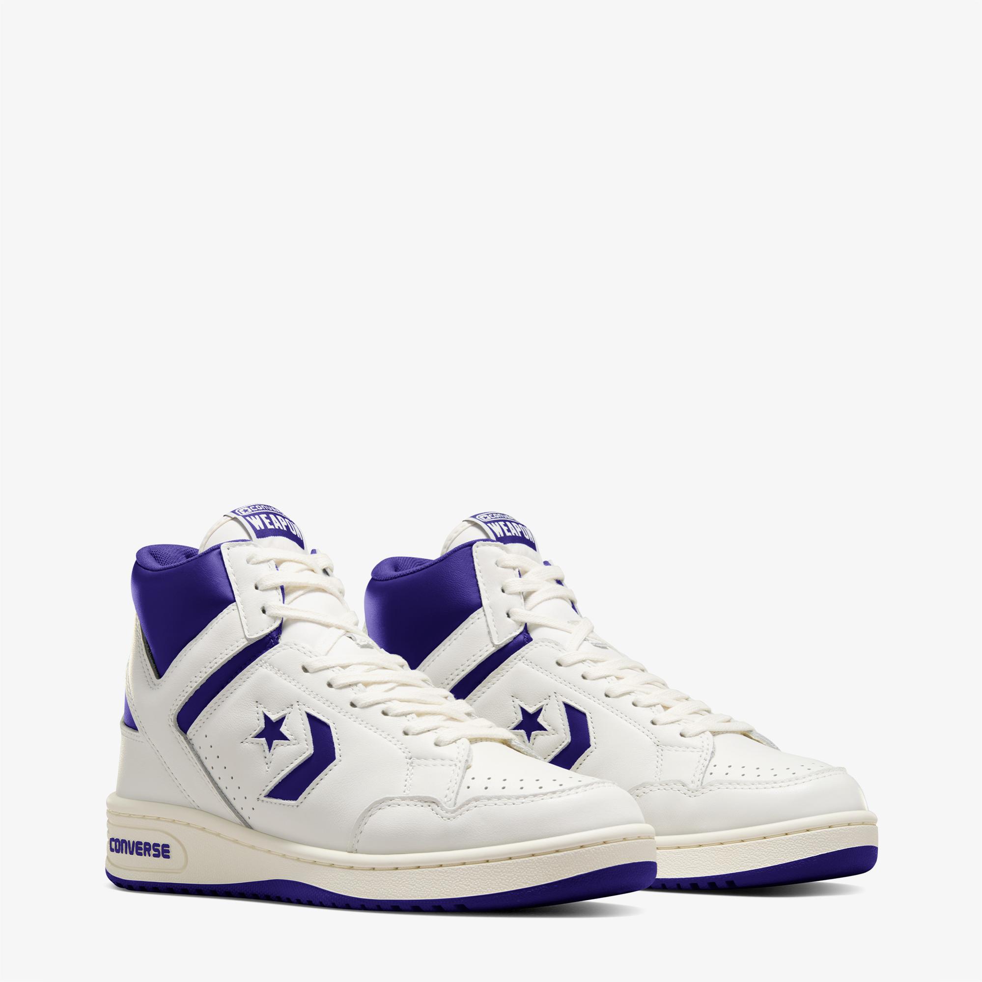 Converse Weapon Unisex Krem Deri Sneaker