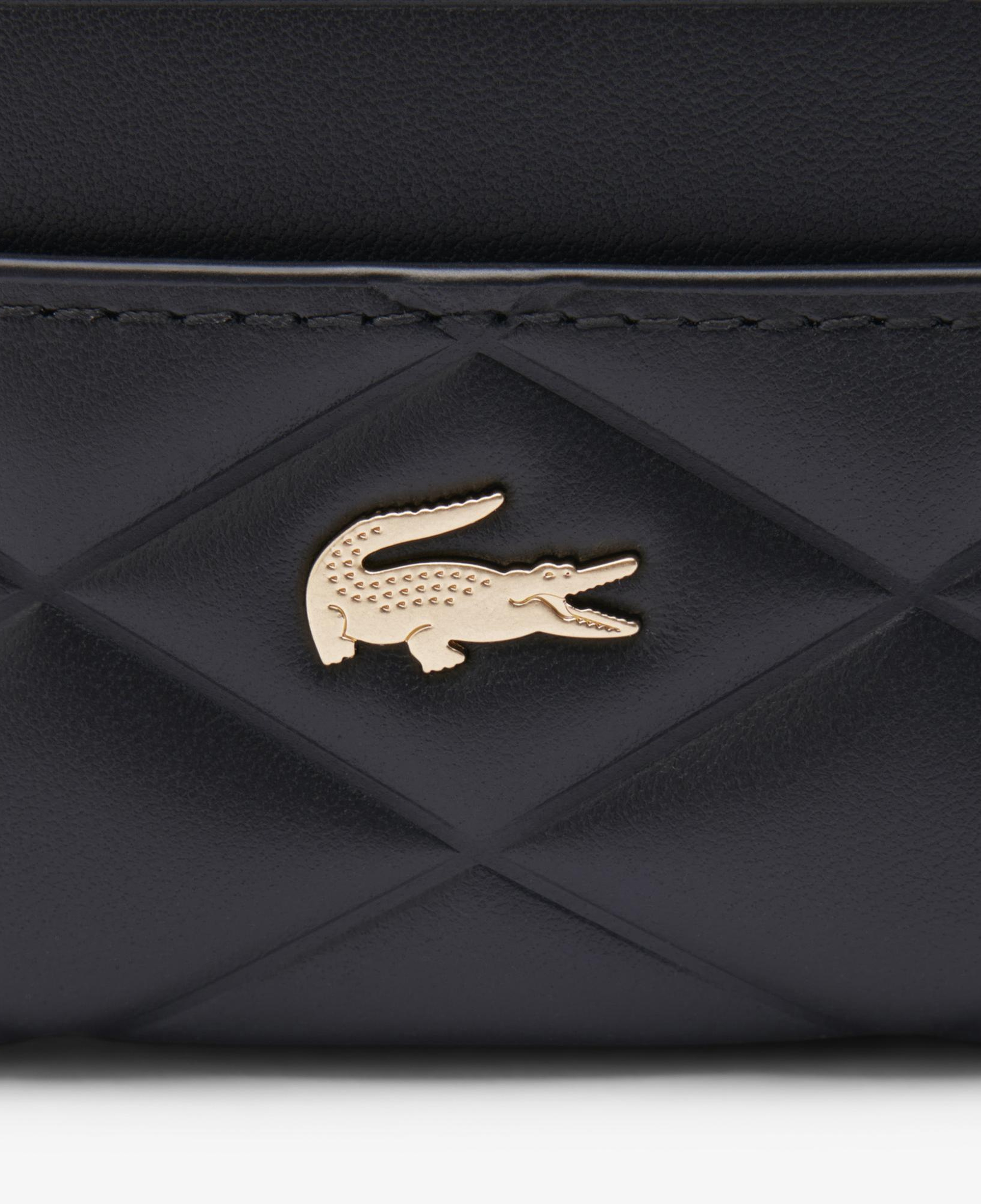 Lacoste Kadın Desenli Siyah Kartlık