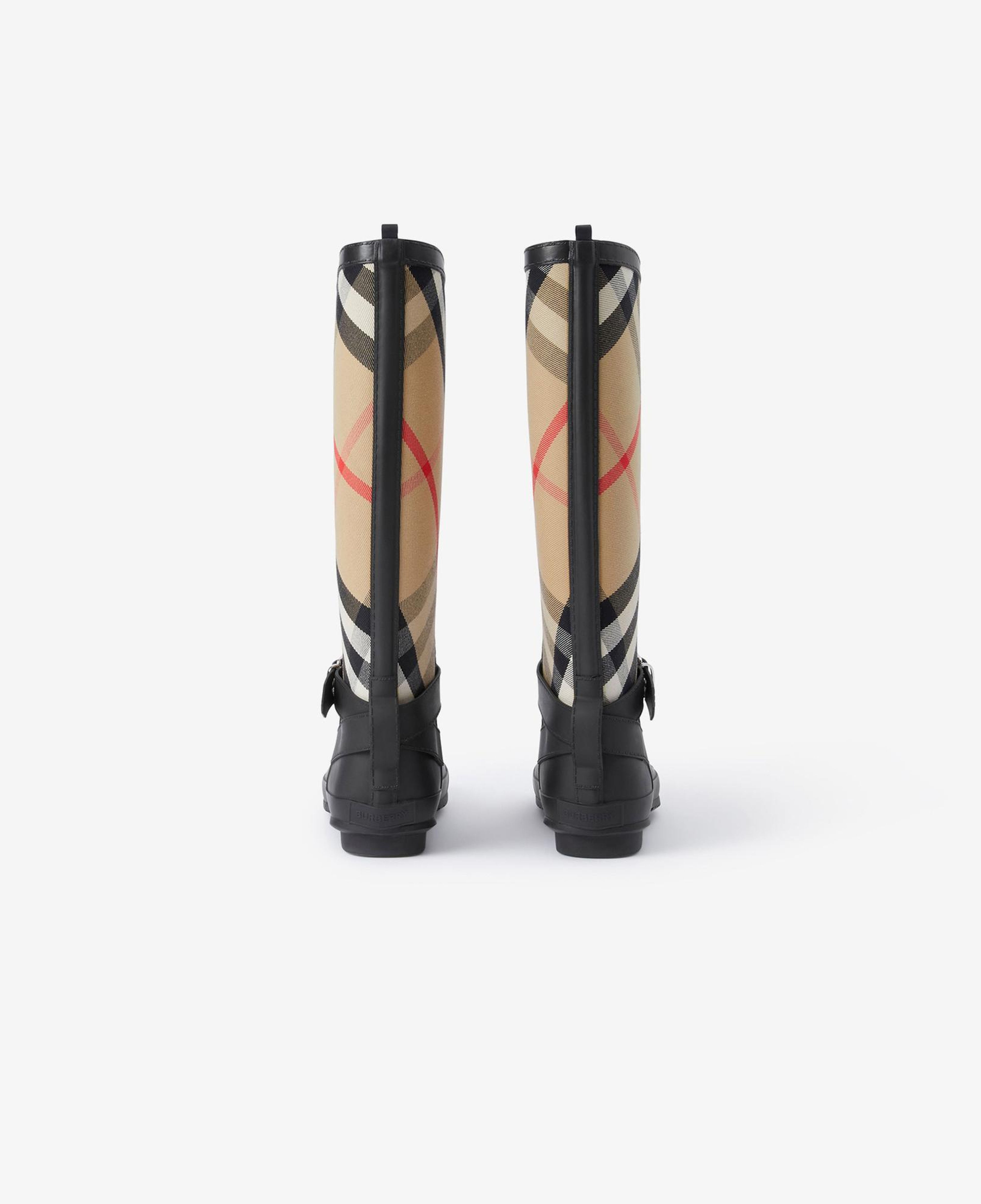 Burberry Simeon Strap Detail House And Rubber Kadın Bej Çizme