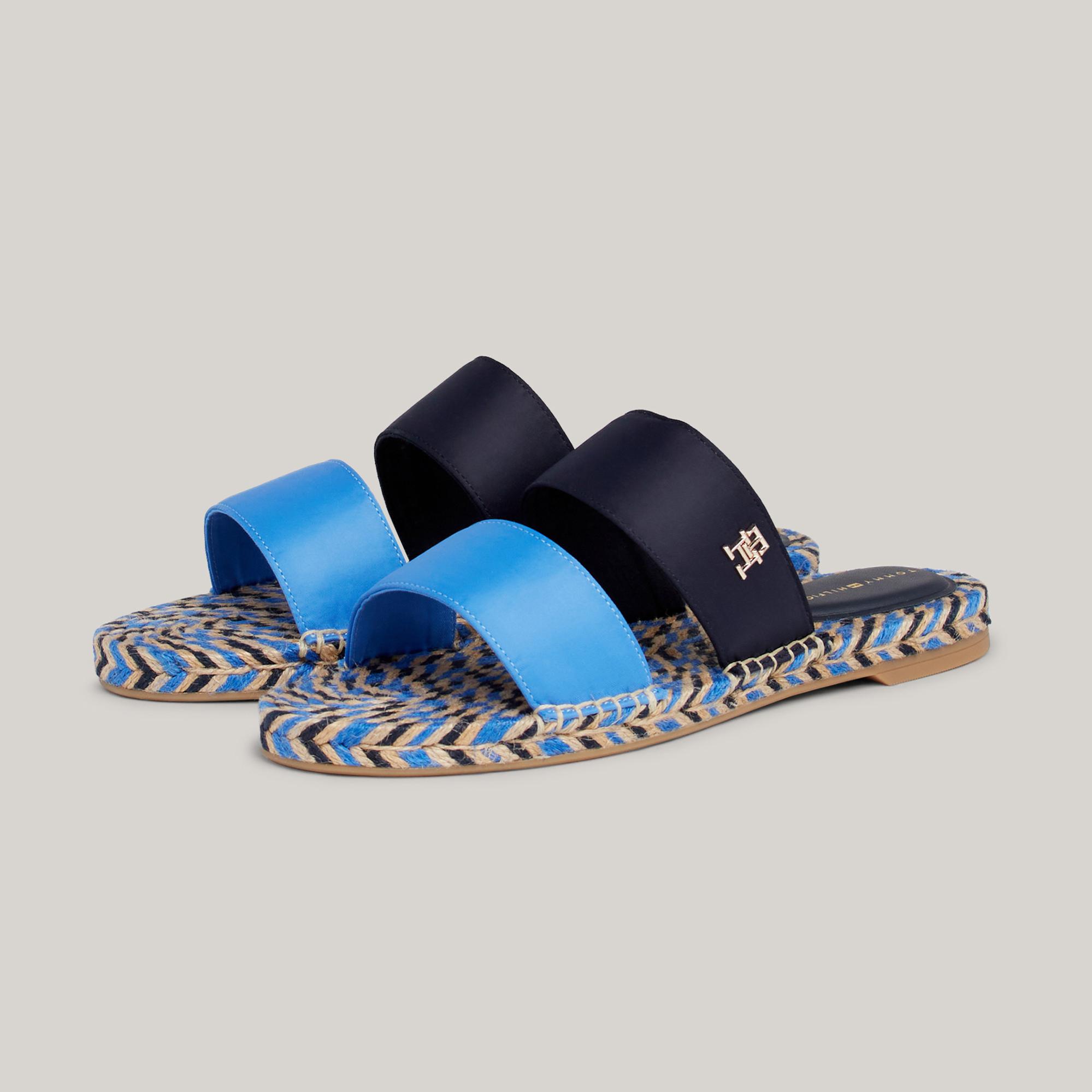 Tommy Hilfiger Satin Flat Kadın Lacivert Terlik