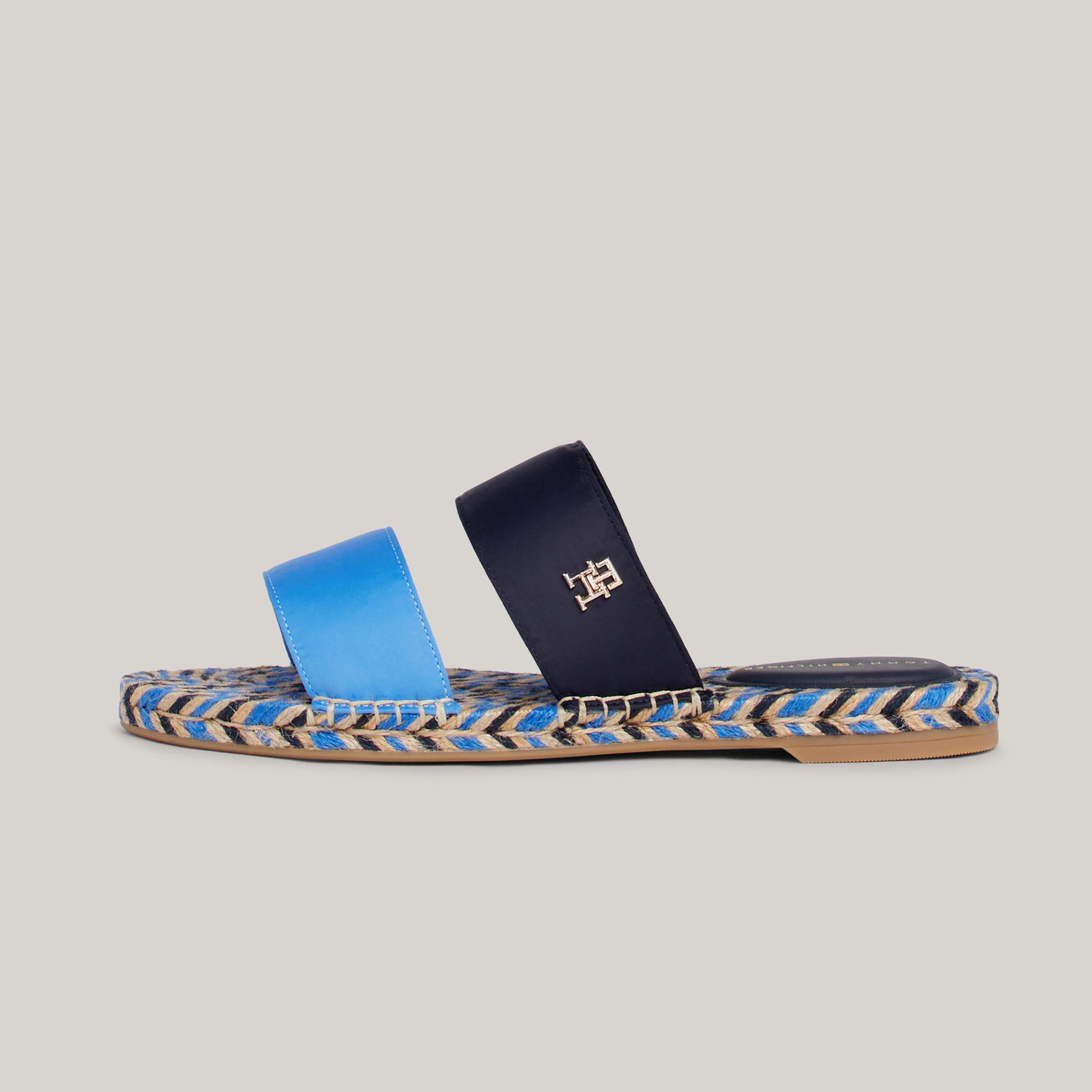 Tommy Hilfiger Satin Flat Kadın Lacivert Terlik