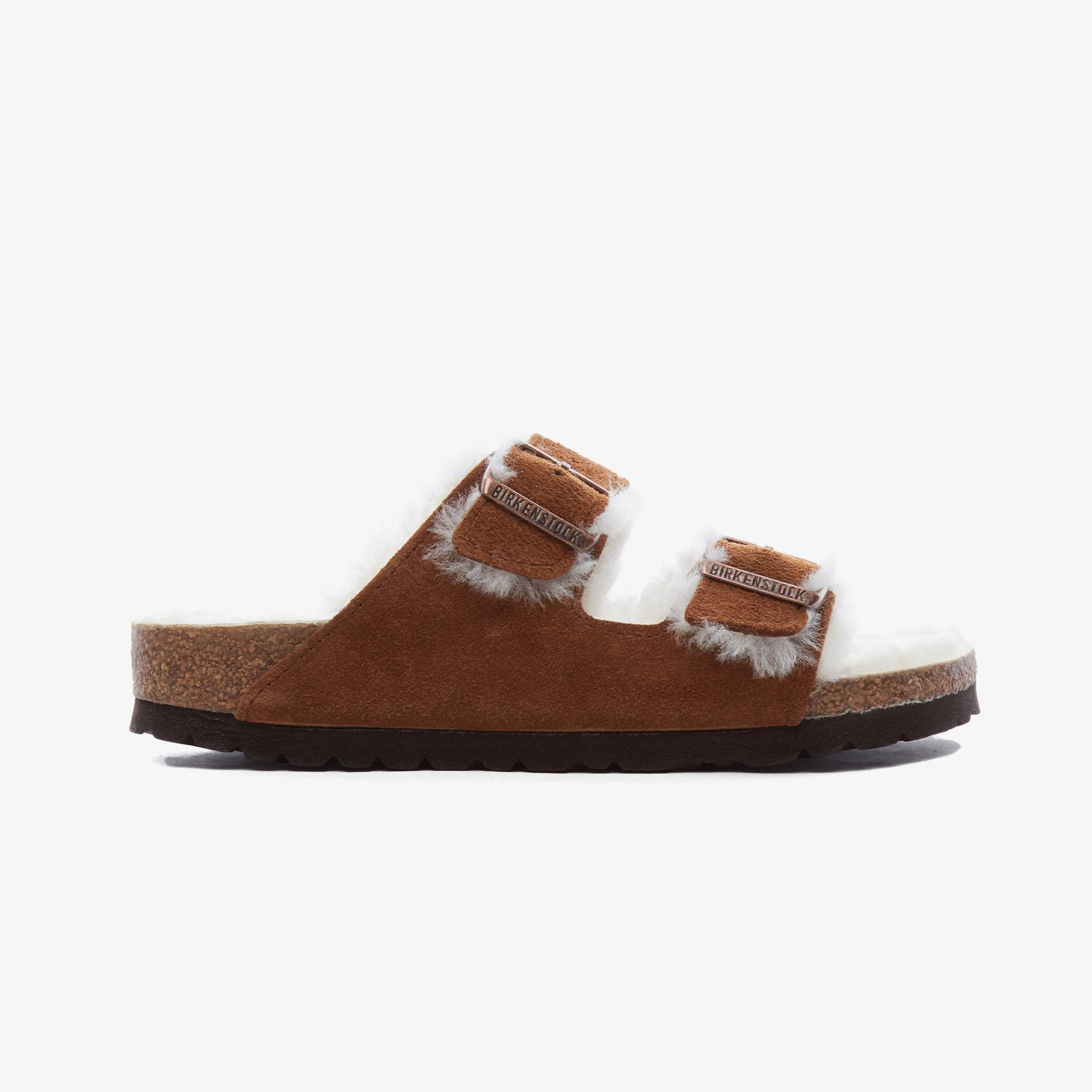 Birkenstock Arizona Shearling

Suede Leather Kadın Kahverengi Terlik