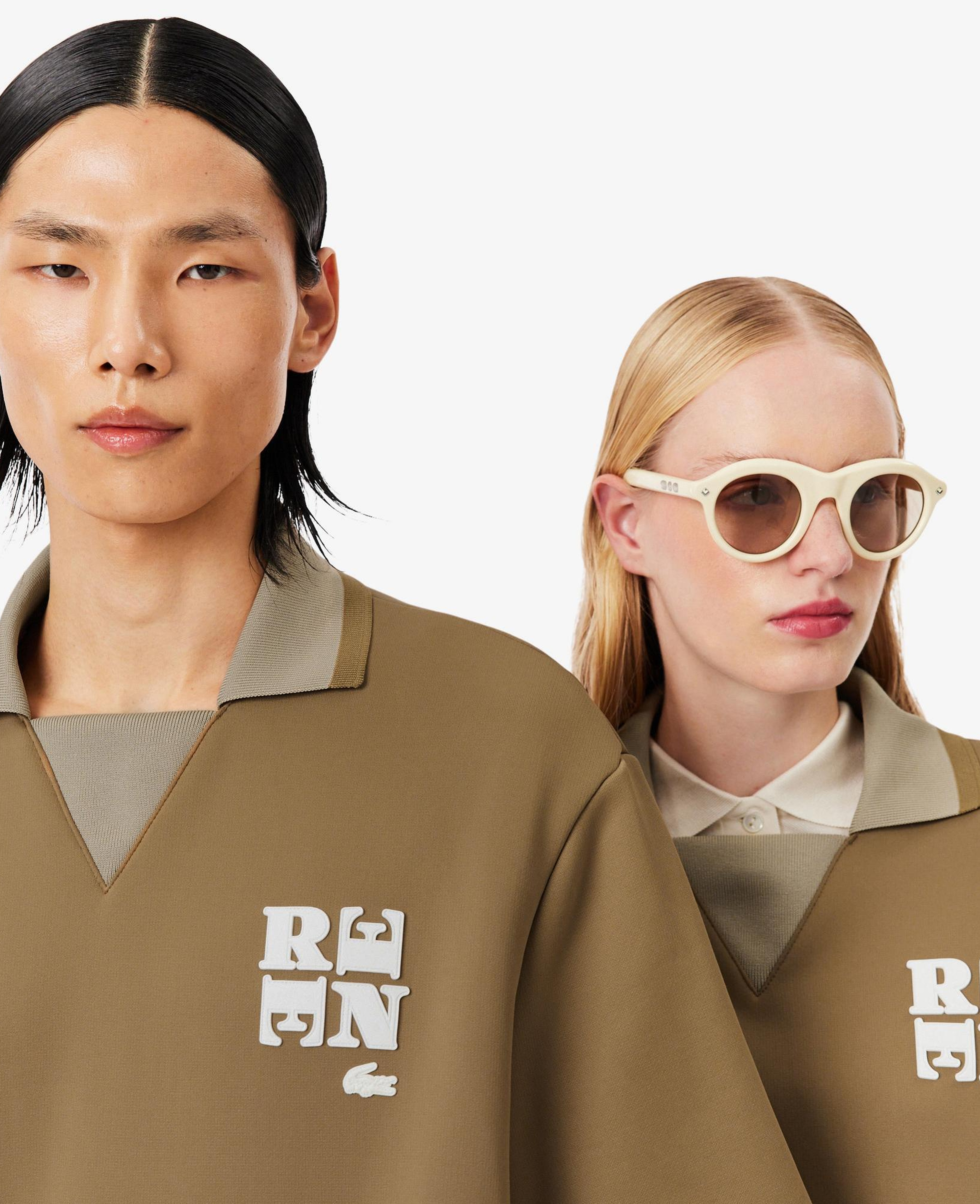 Lacoste Runway Unisex Oversize Fit Kahverengi Polo