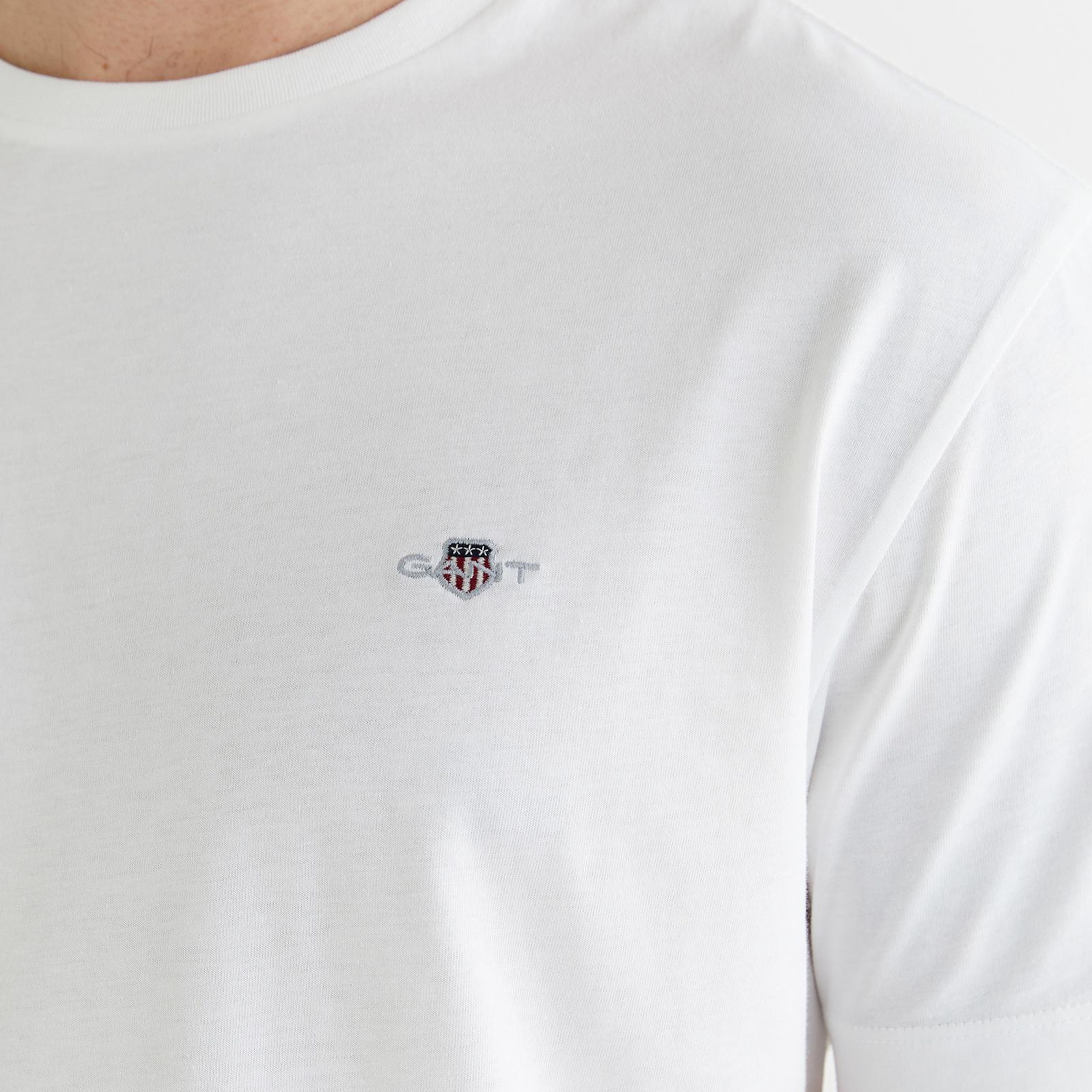 Gant Erkek Beyaz T-Shirt