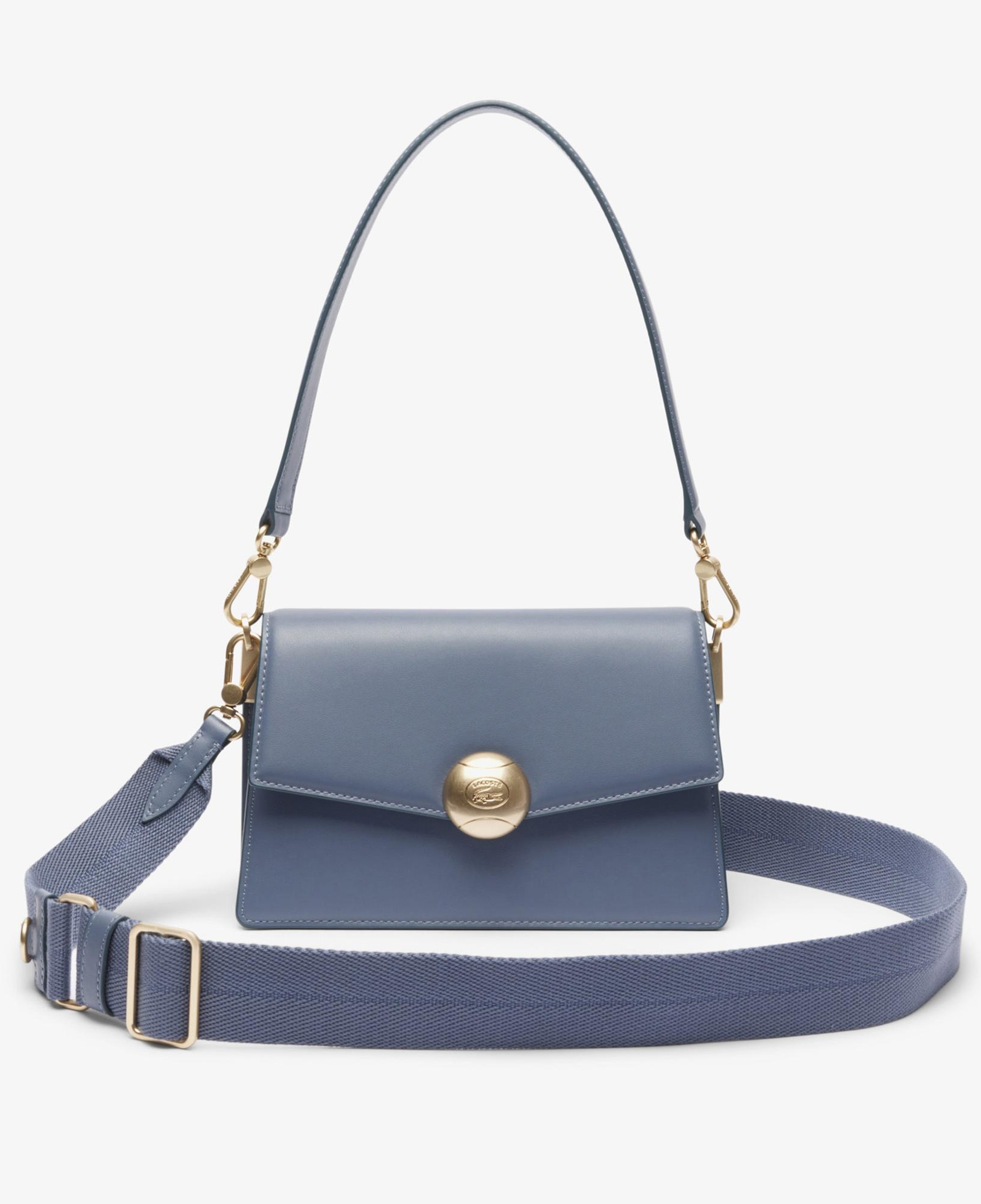Lacoste Tennis Bliss Kadın Deri Mavi Omuz Çantası