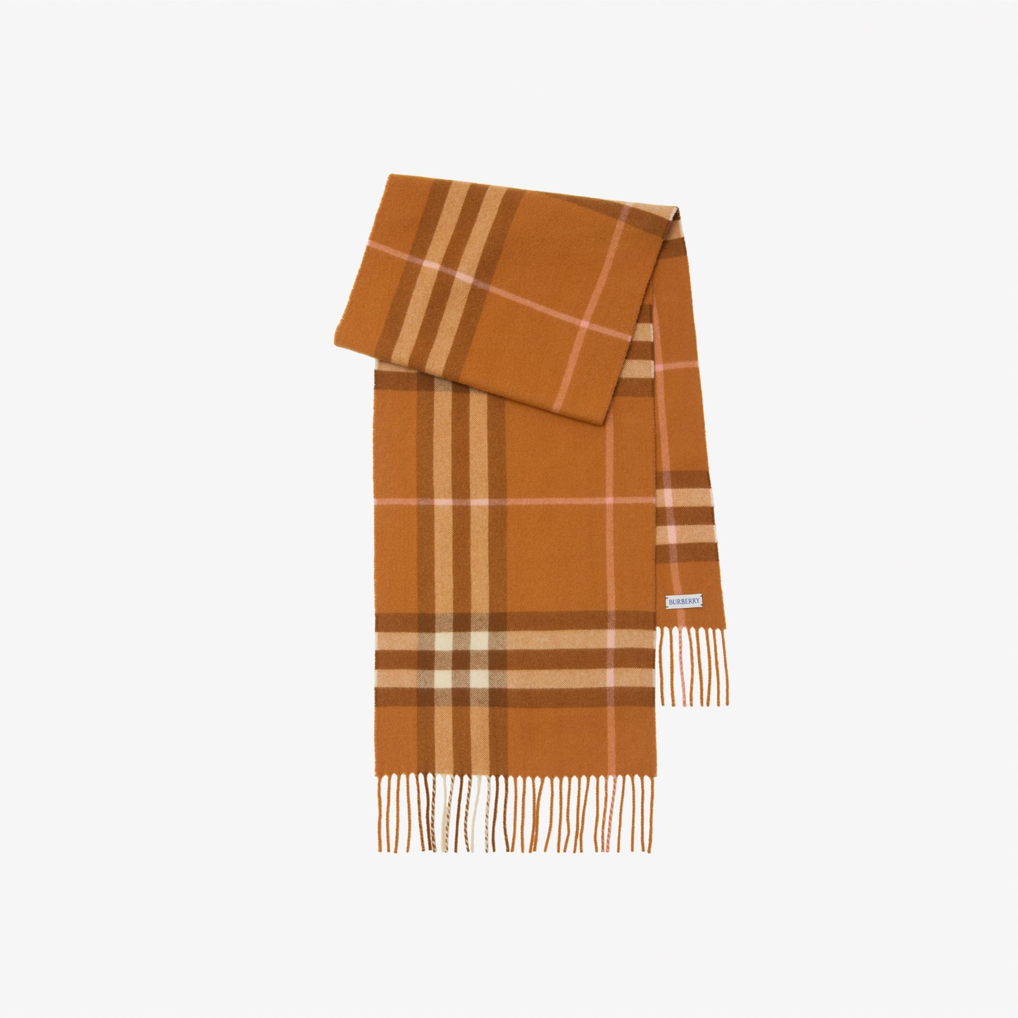 Burberry Gıant Check Kadın Turuncu Atkı