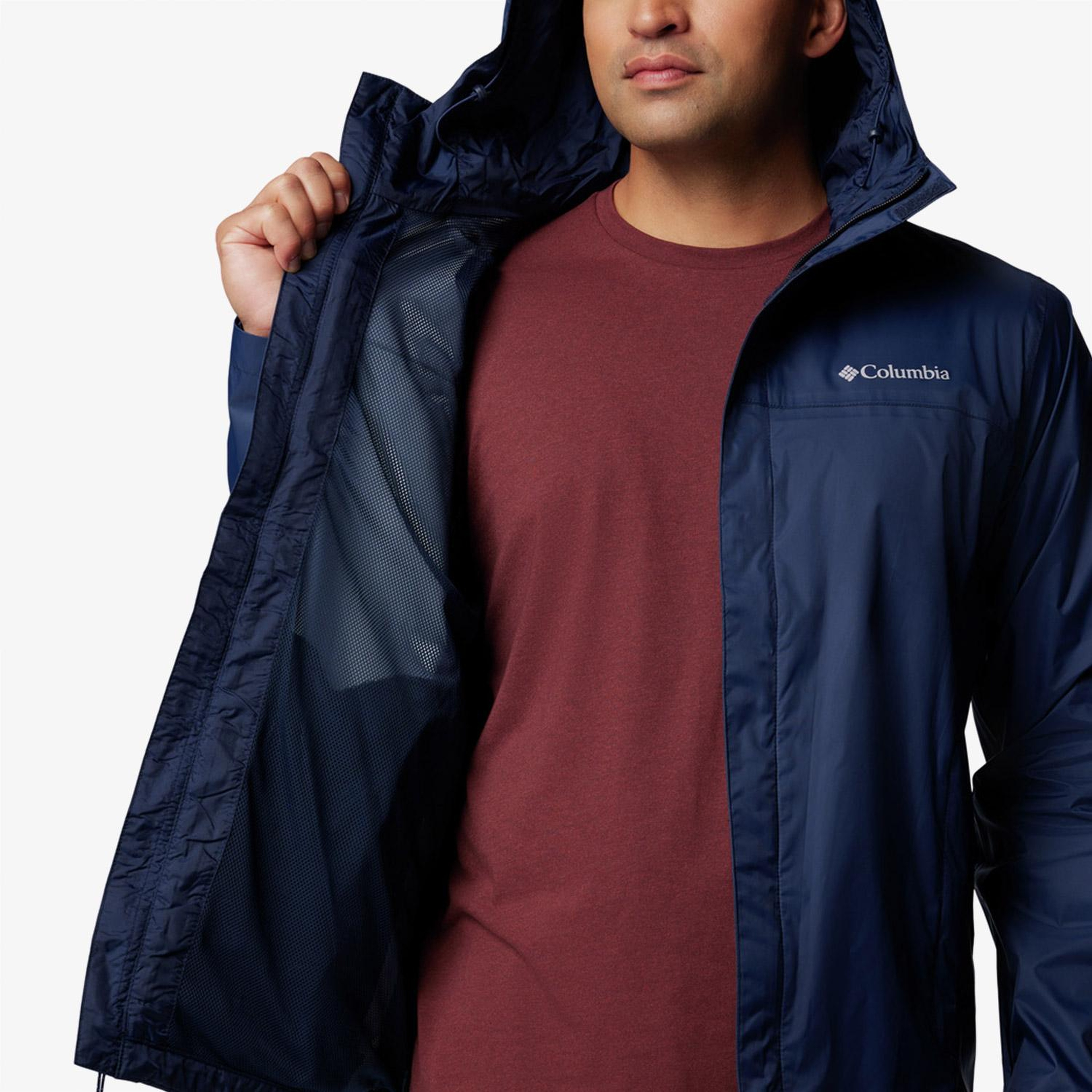 Columbia Watertight Erkek Lacivert Yağmurluk