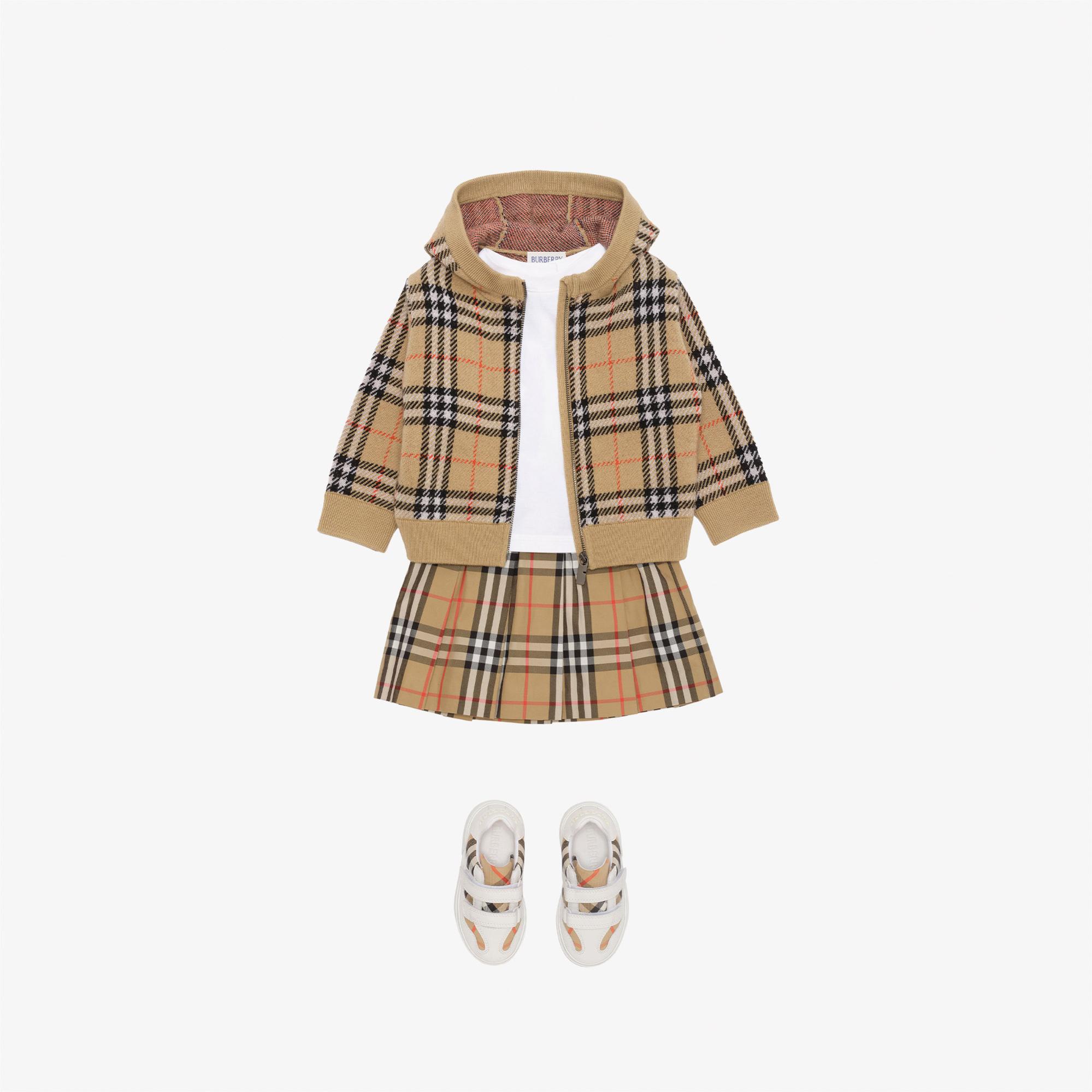 Burberry Jımmy Check Çocuk Bej Triko