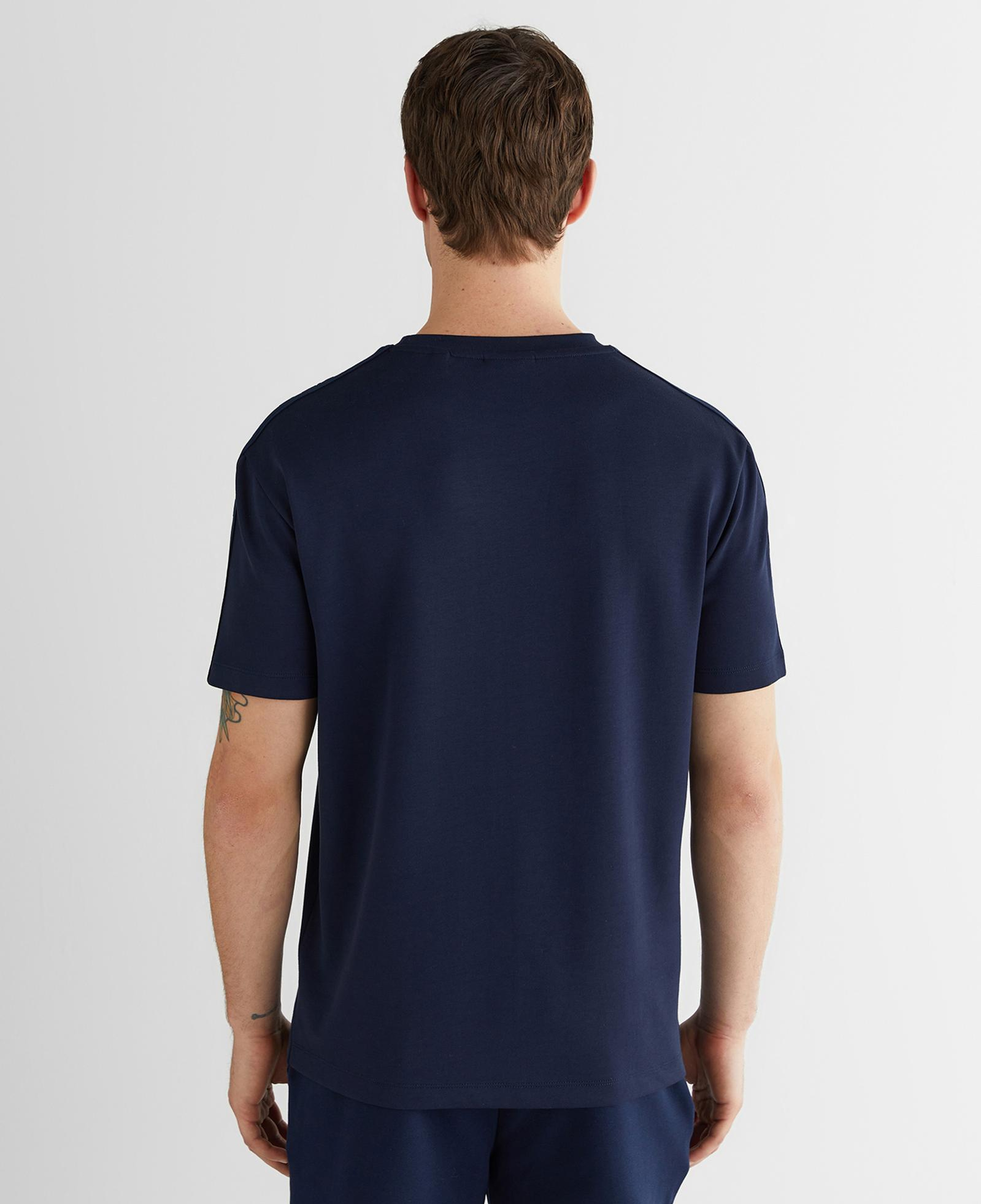 GANT Erkek Lacivert Baskılı Kısa Kollu T-Shirt