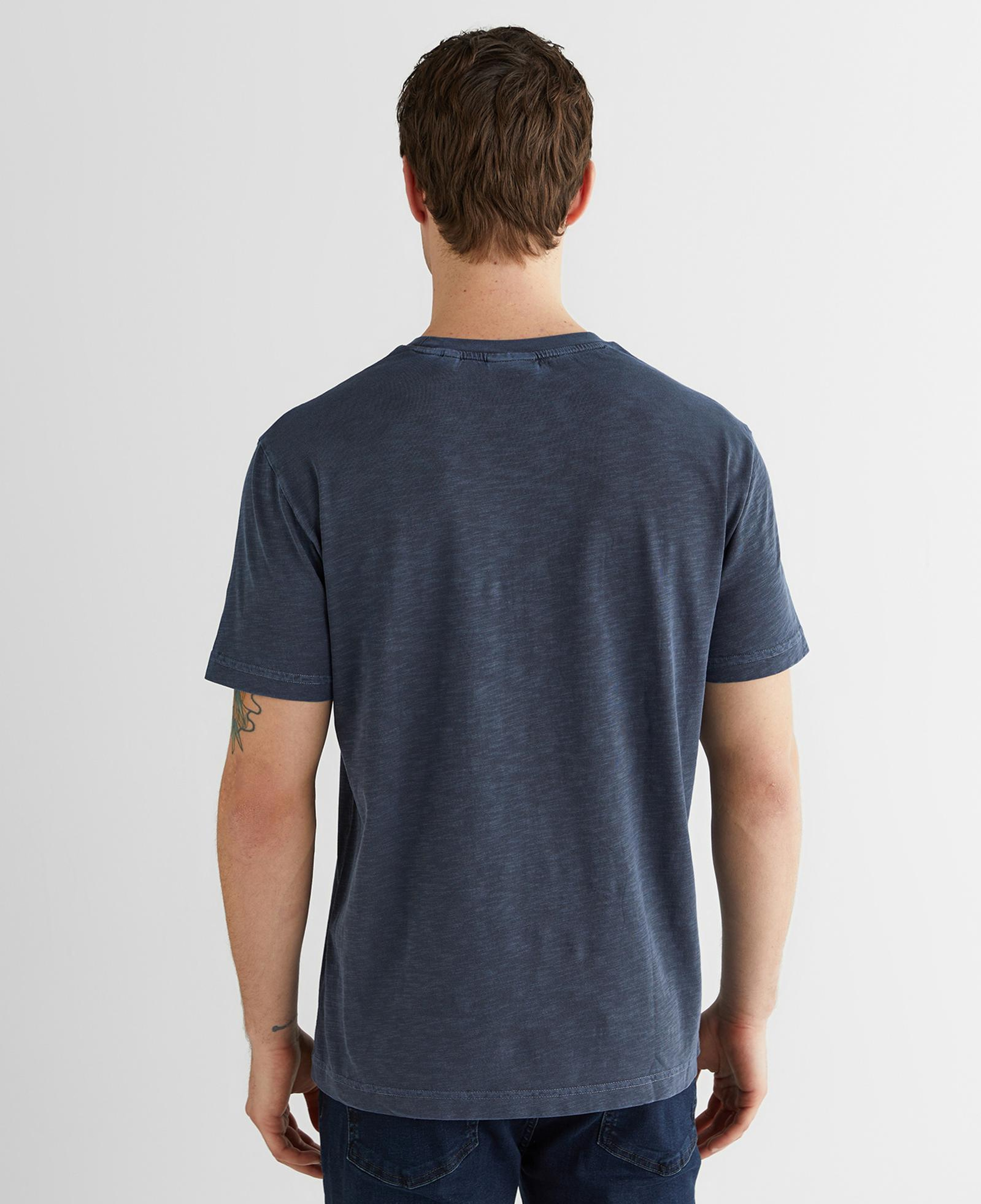 GANT Erkek Lacivert Baskılı Kısa Kollu T-Shirt