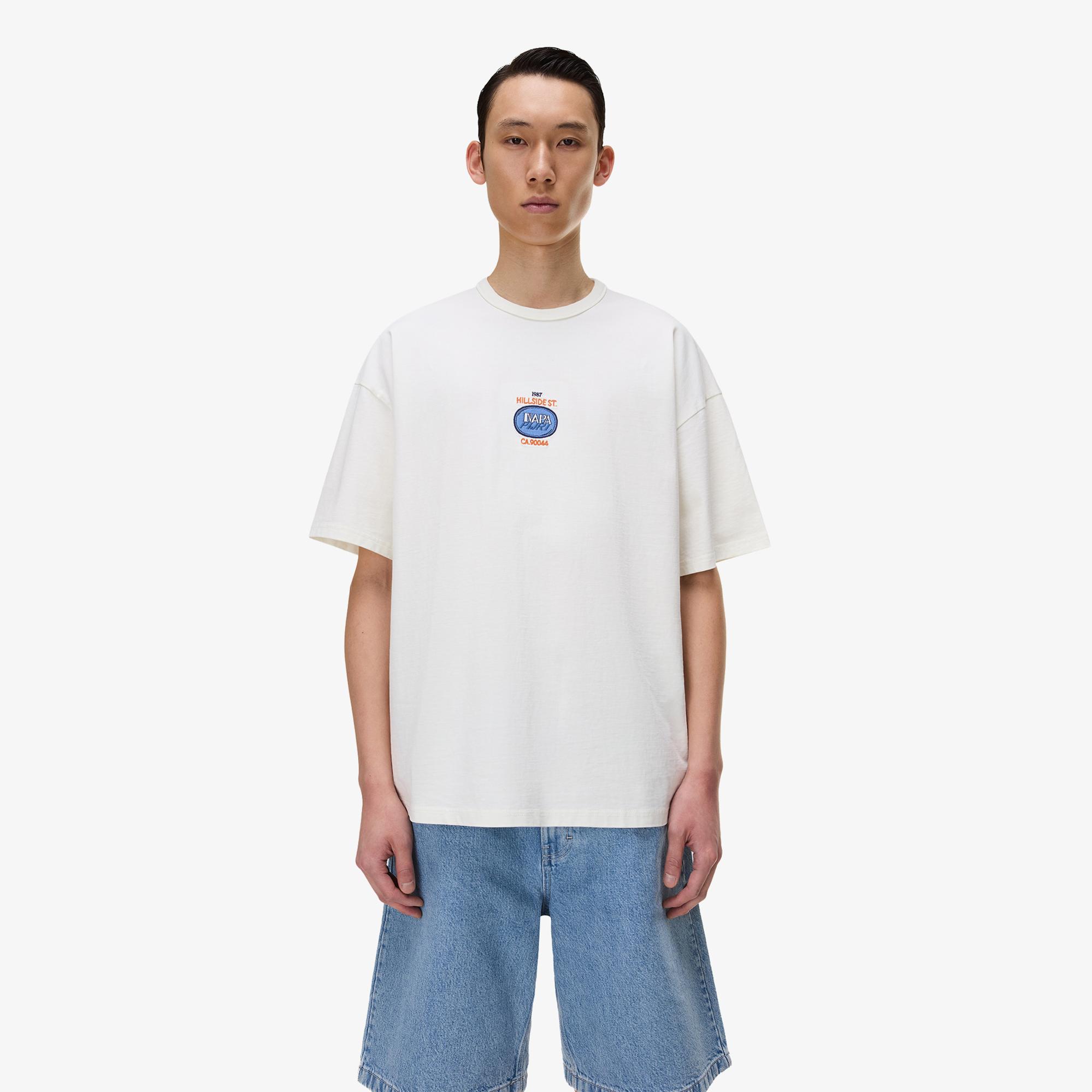 Napapijri S-Krous Erkek Beyaz T-Shirt