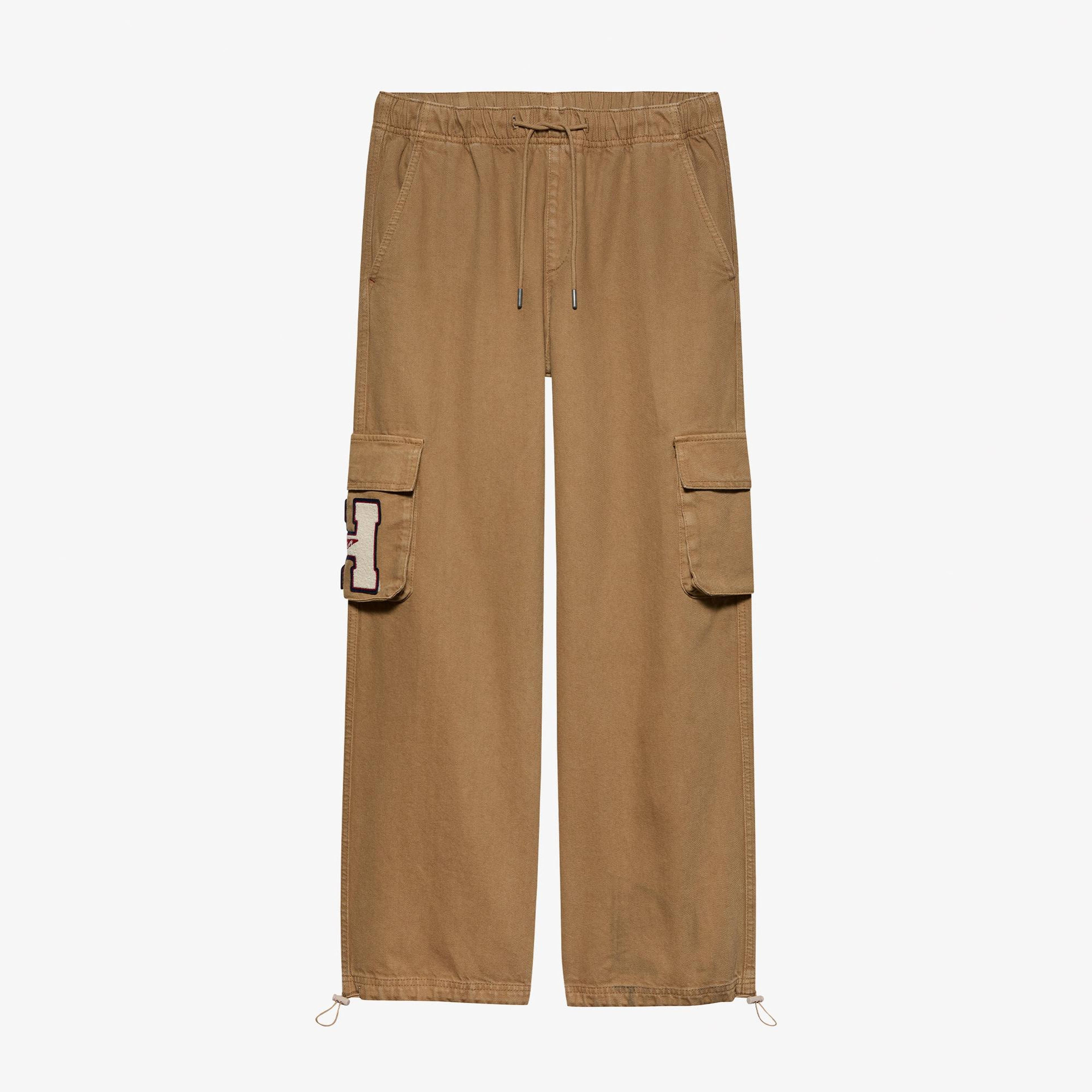 Tommy Hilfiger Rlx Cargo Canvas Kadın Kahverengi Pantolon