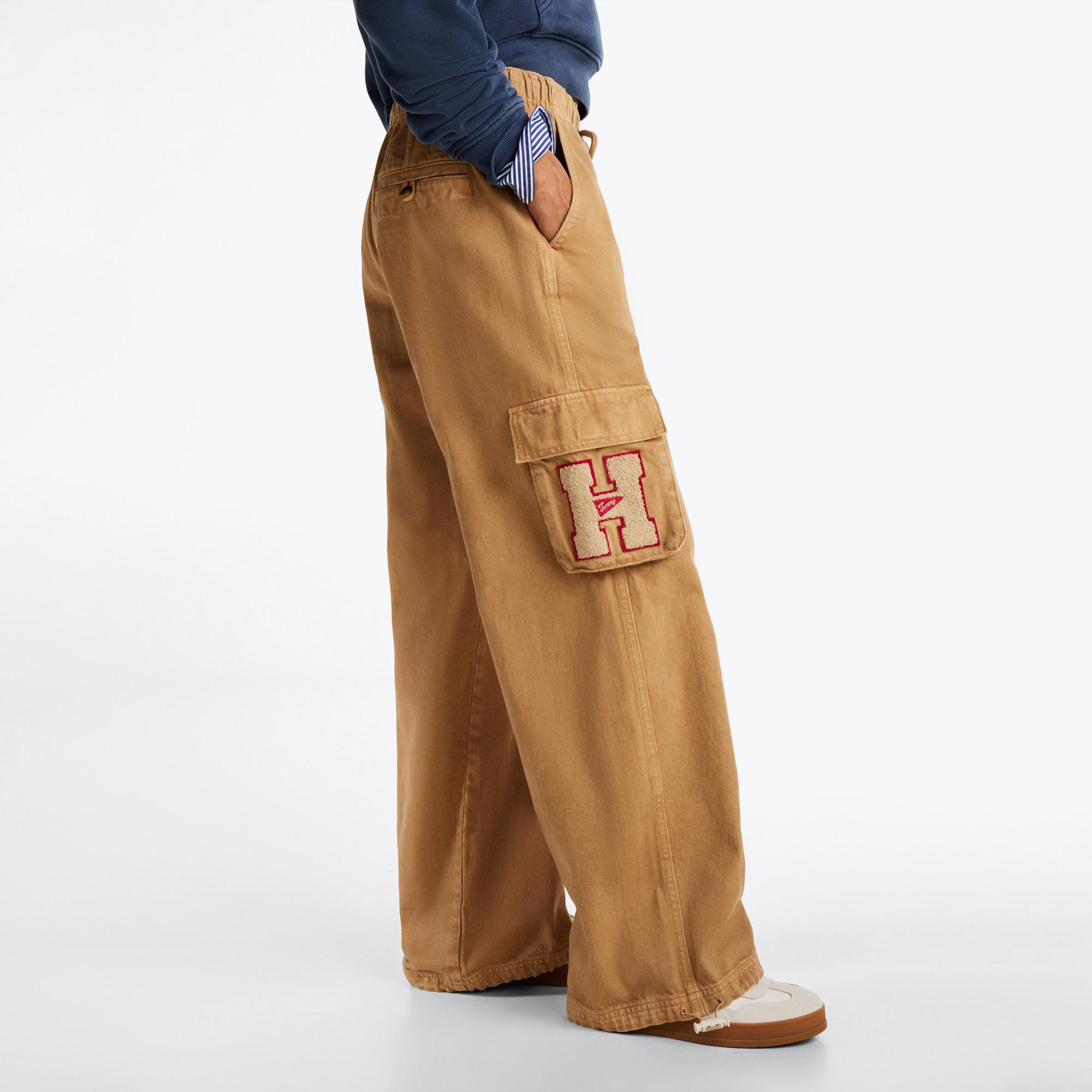 Tommy Hilfiger Rlx Cargo Canvas Kadın Kahverengi Pantolon