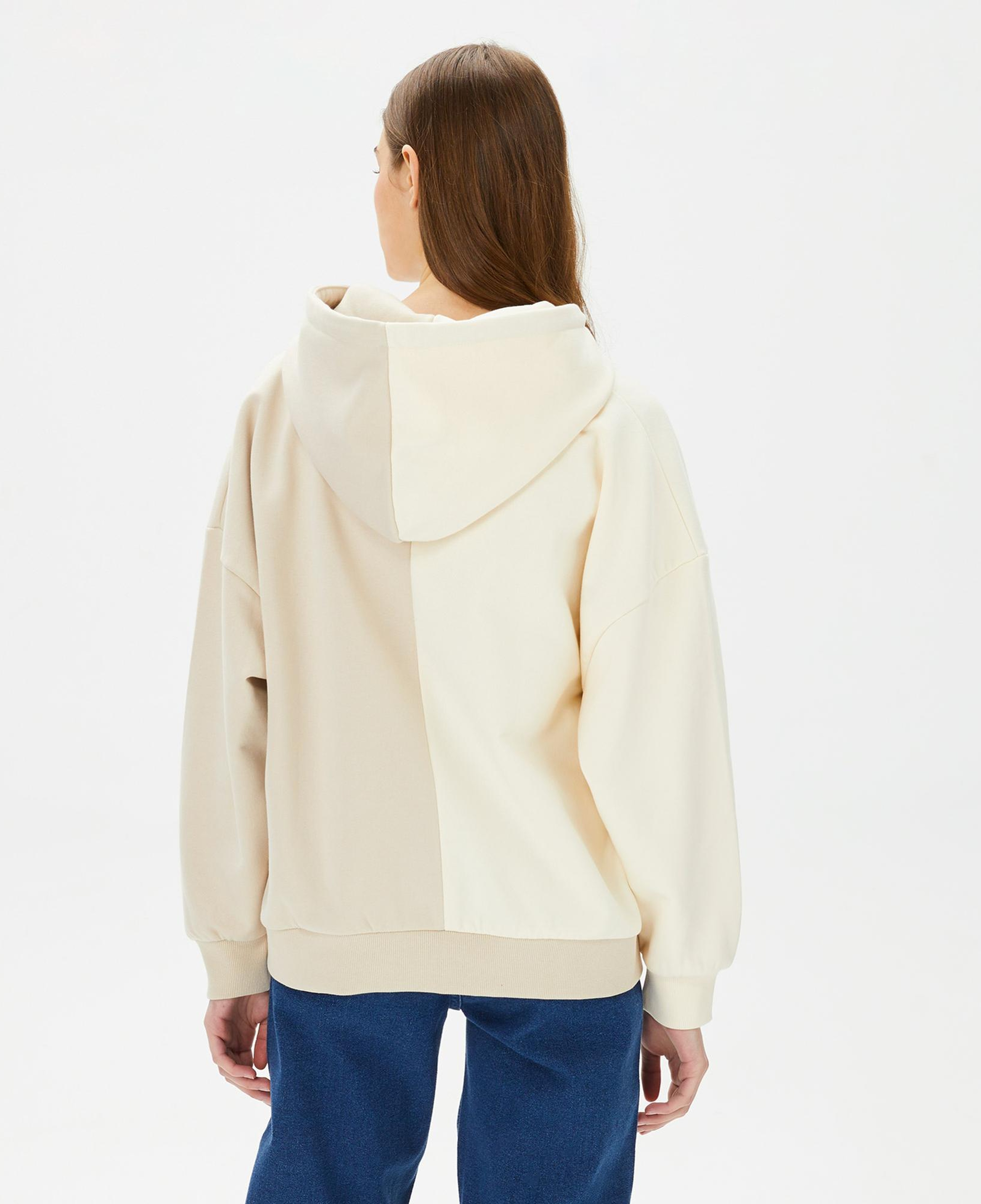 Karl Kani Small Signature Block OS Erkek Bej Hoodie